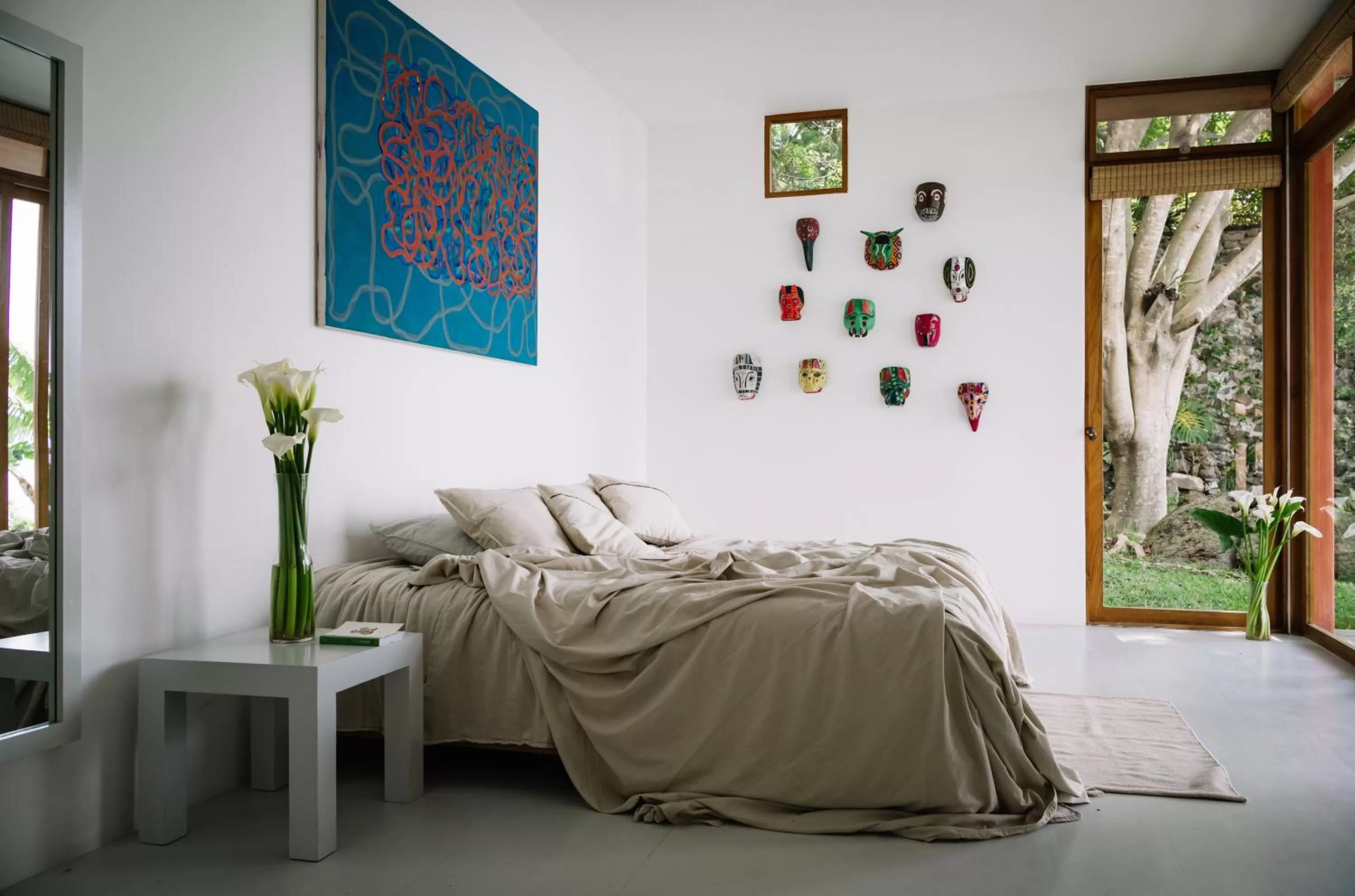 Bed in Anzan Atitlan