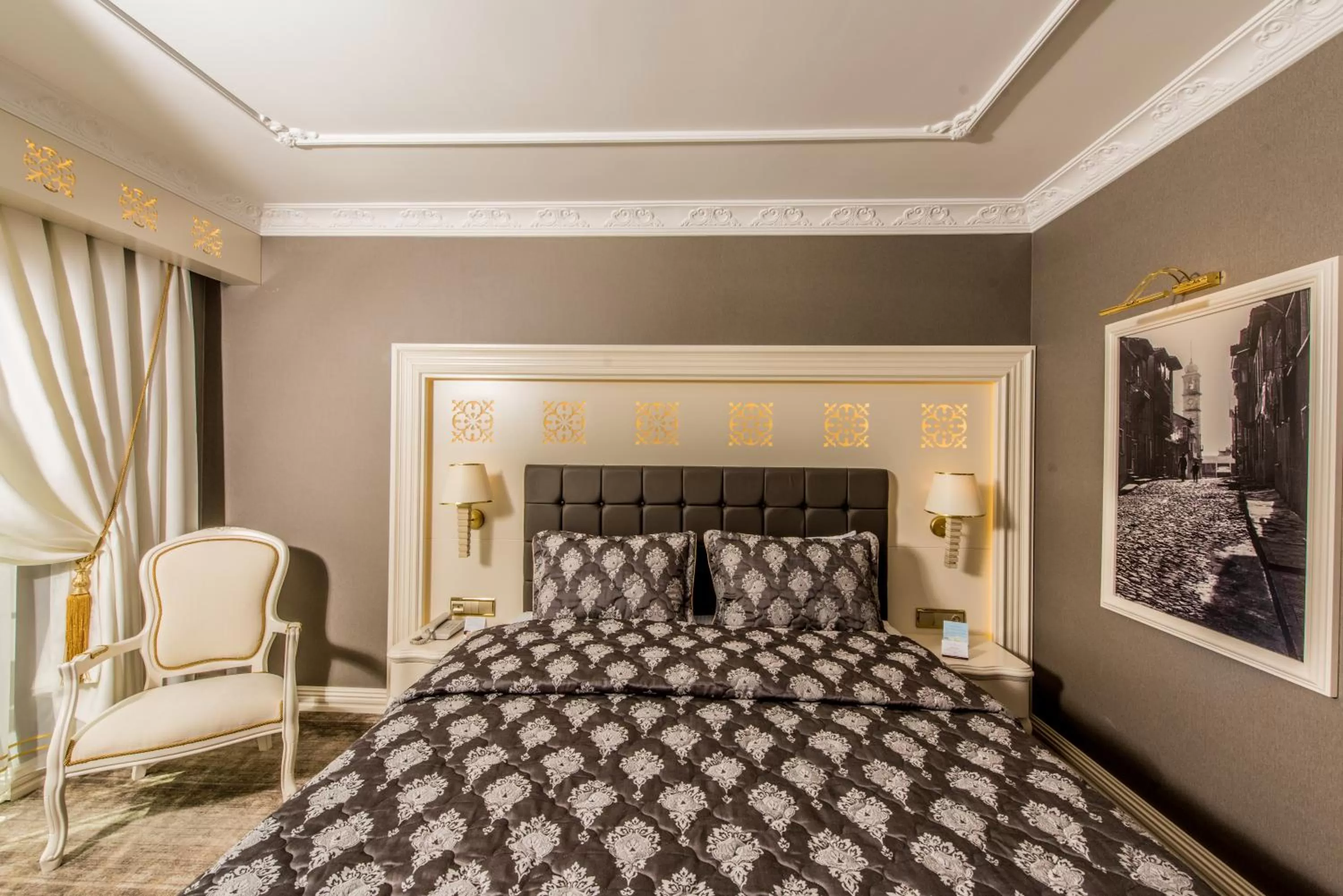 Bed in Altın Otel & Spa Balıkesir