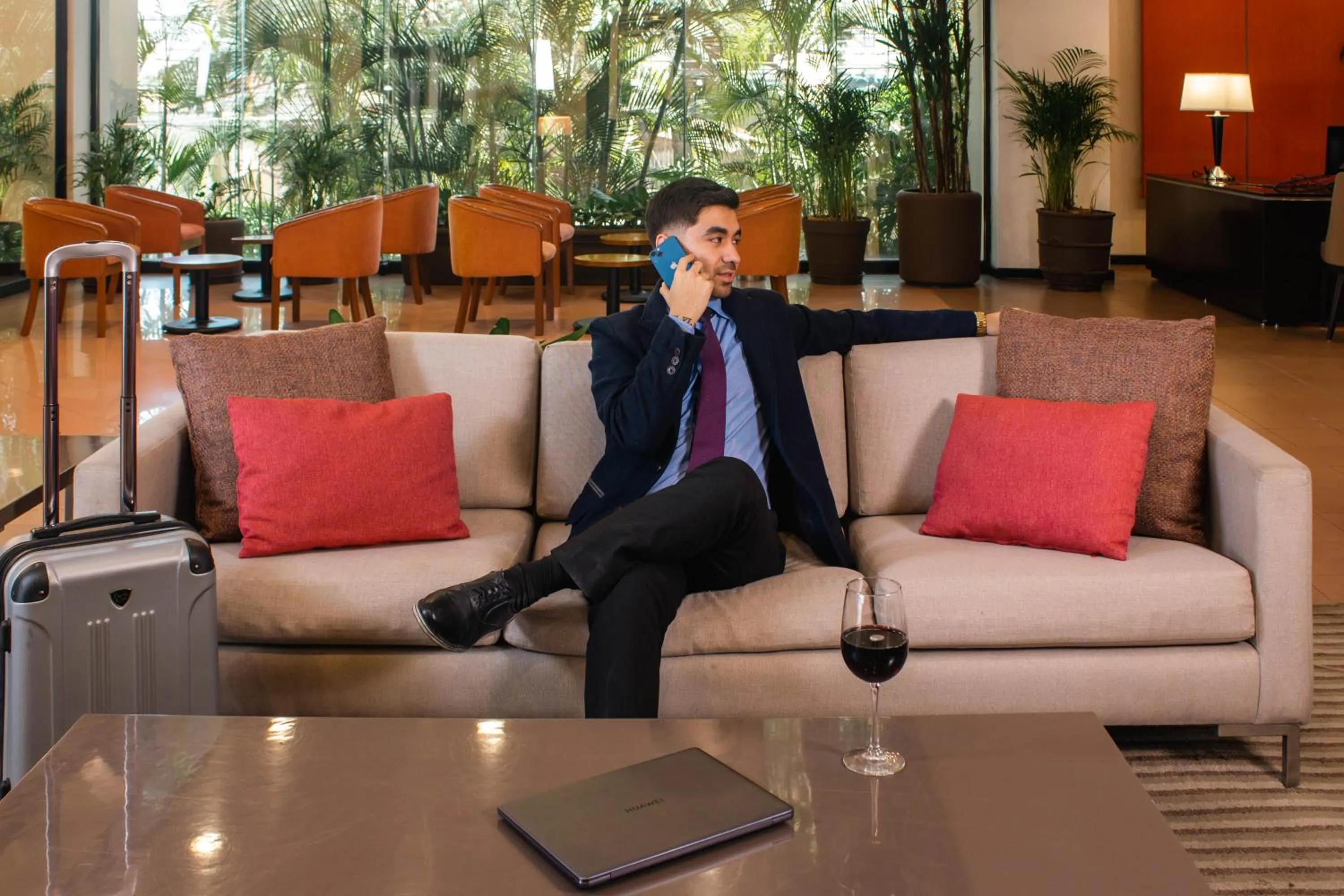 Lobby or reception in Hotel Guadalajara Plaza Expo