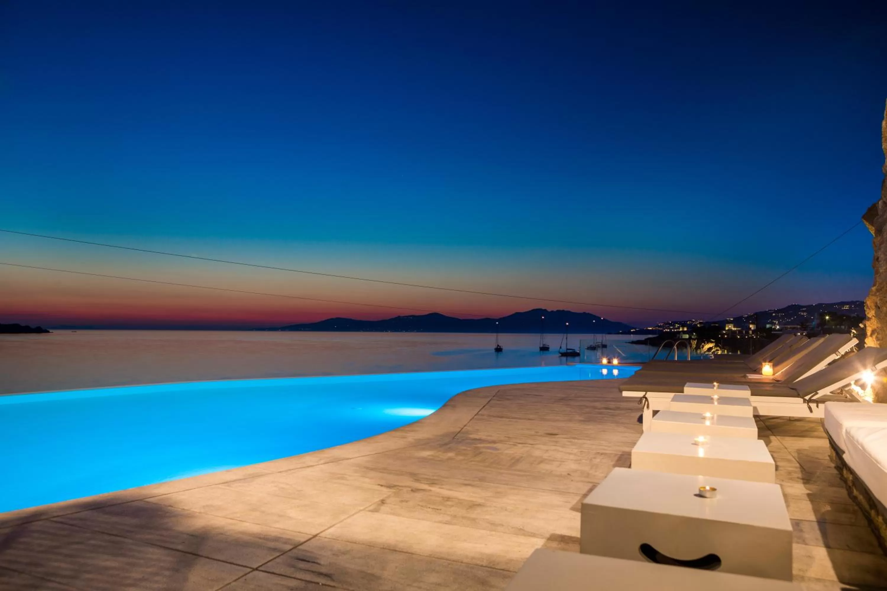 Swimming pool in Mykonos Beach Hotel