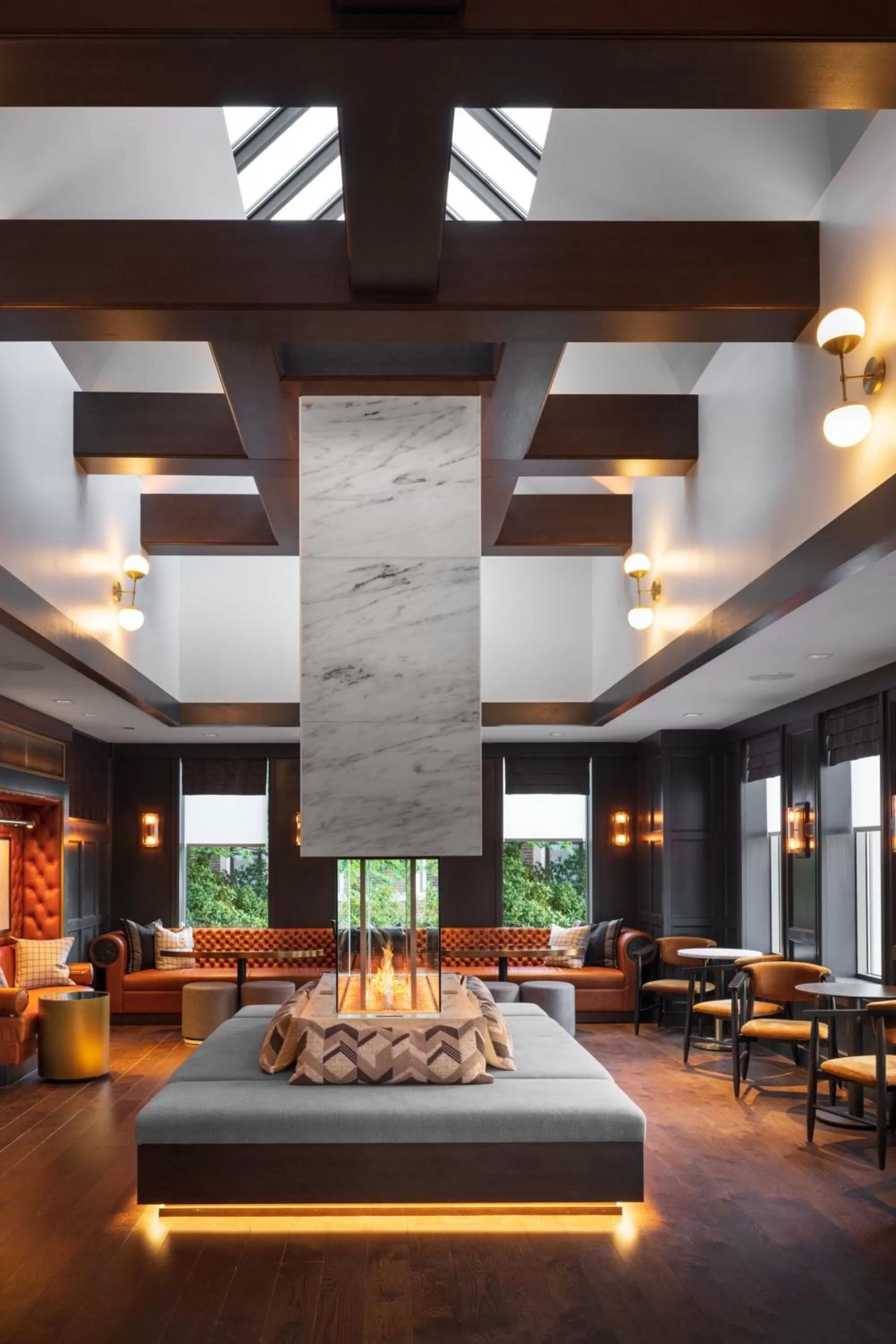 Lobby or reception in The Union Club Hotel at Purdue University, Autograph Collection