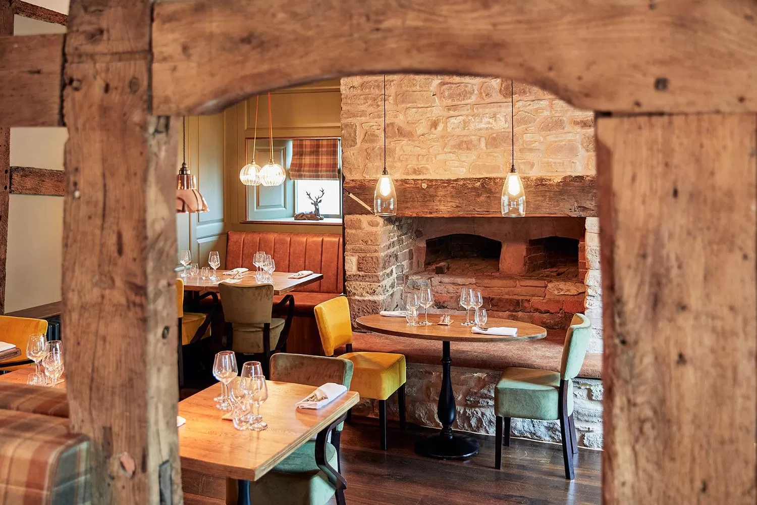 Dining area in The New Inn