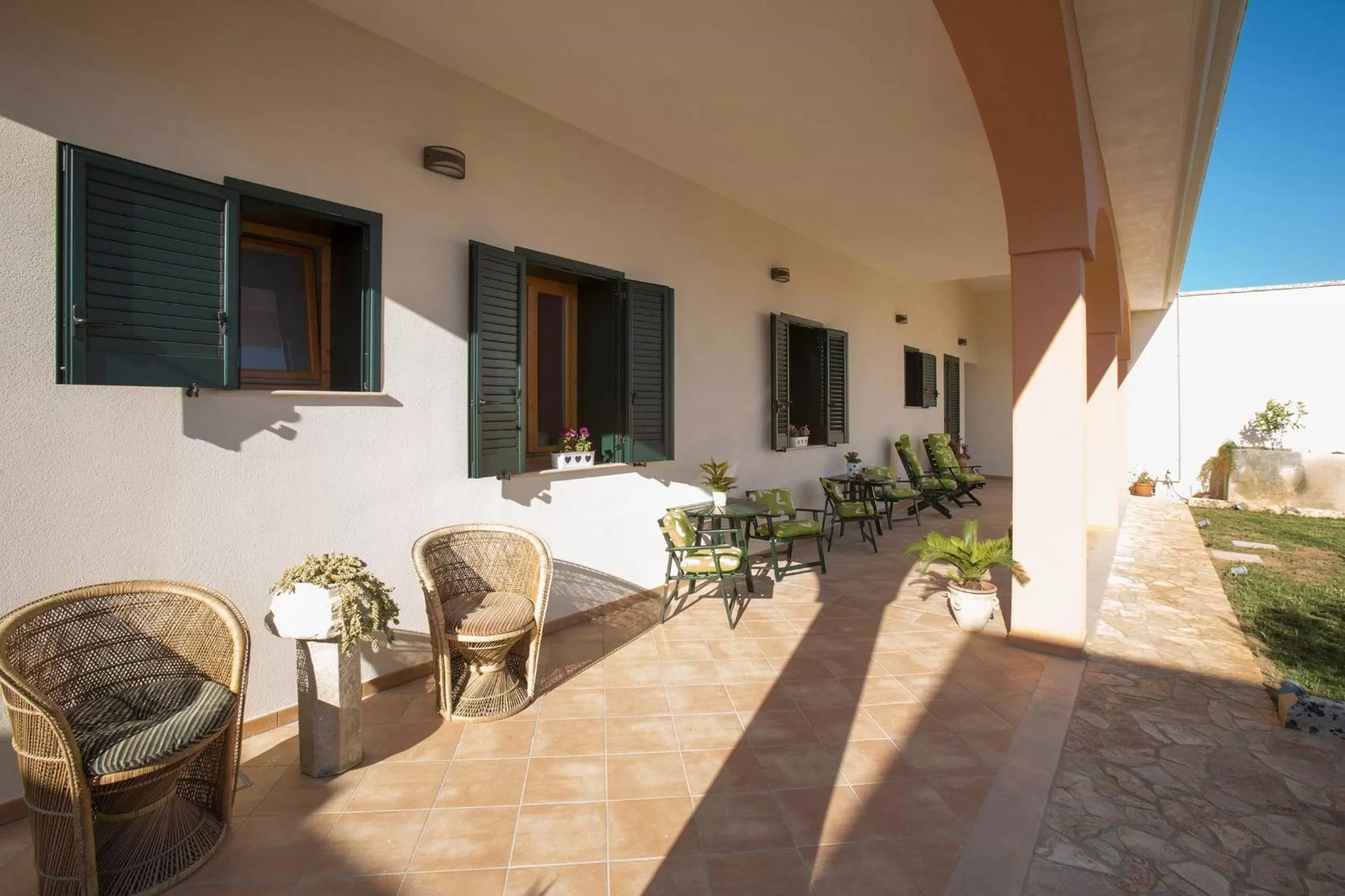 Garden view in Casina dei Nonni