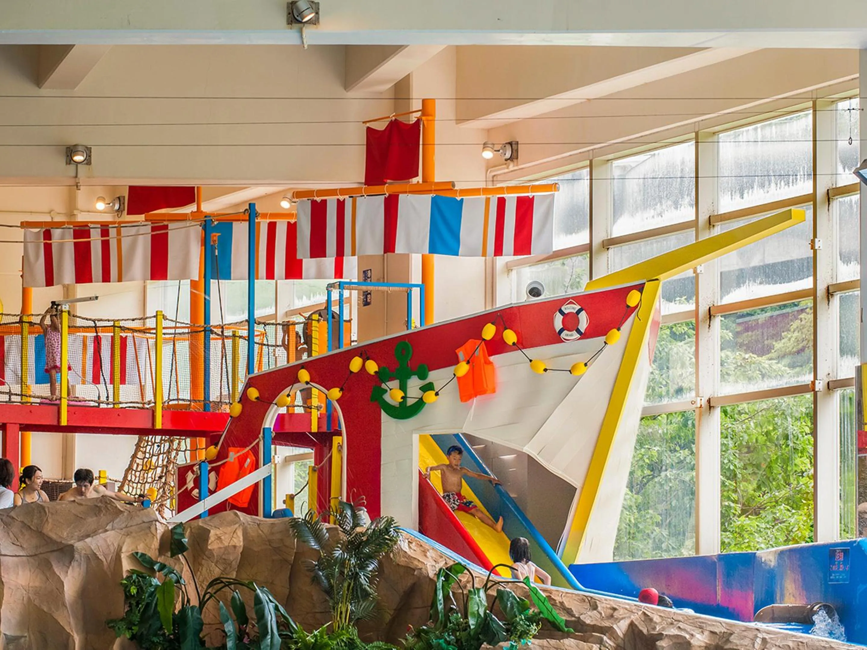 Aqua park in Jozankei View Hotel