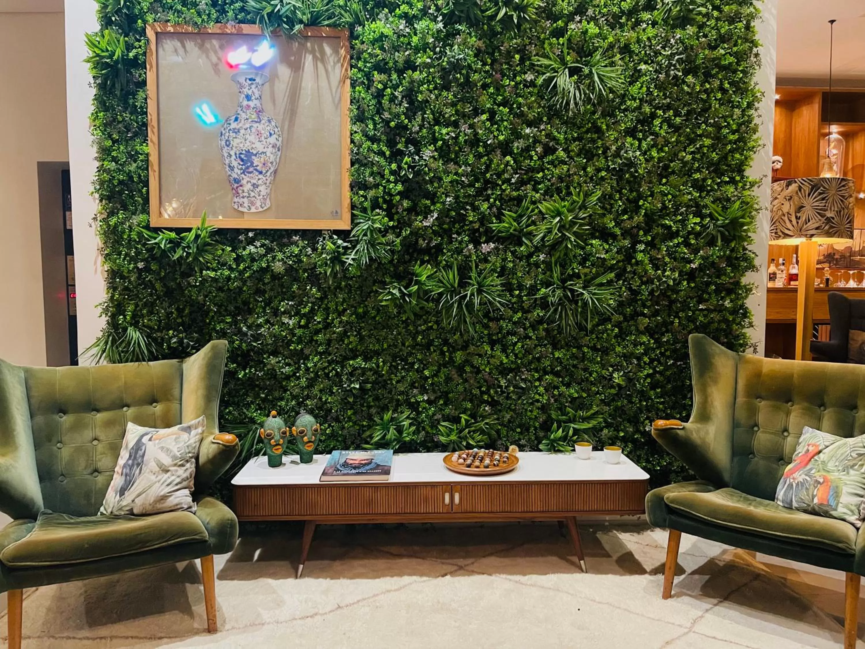 Living room in Pousada Rio144