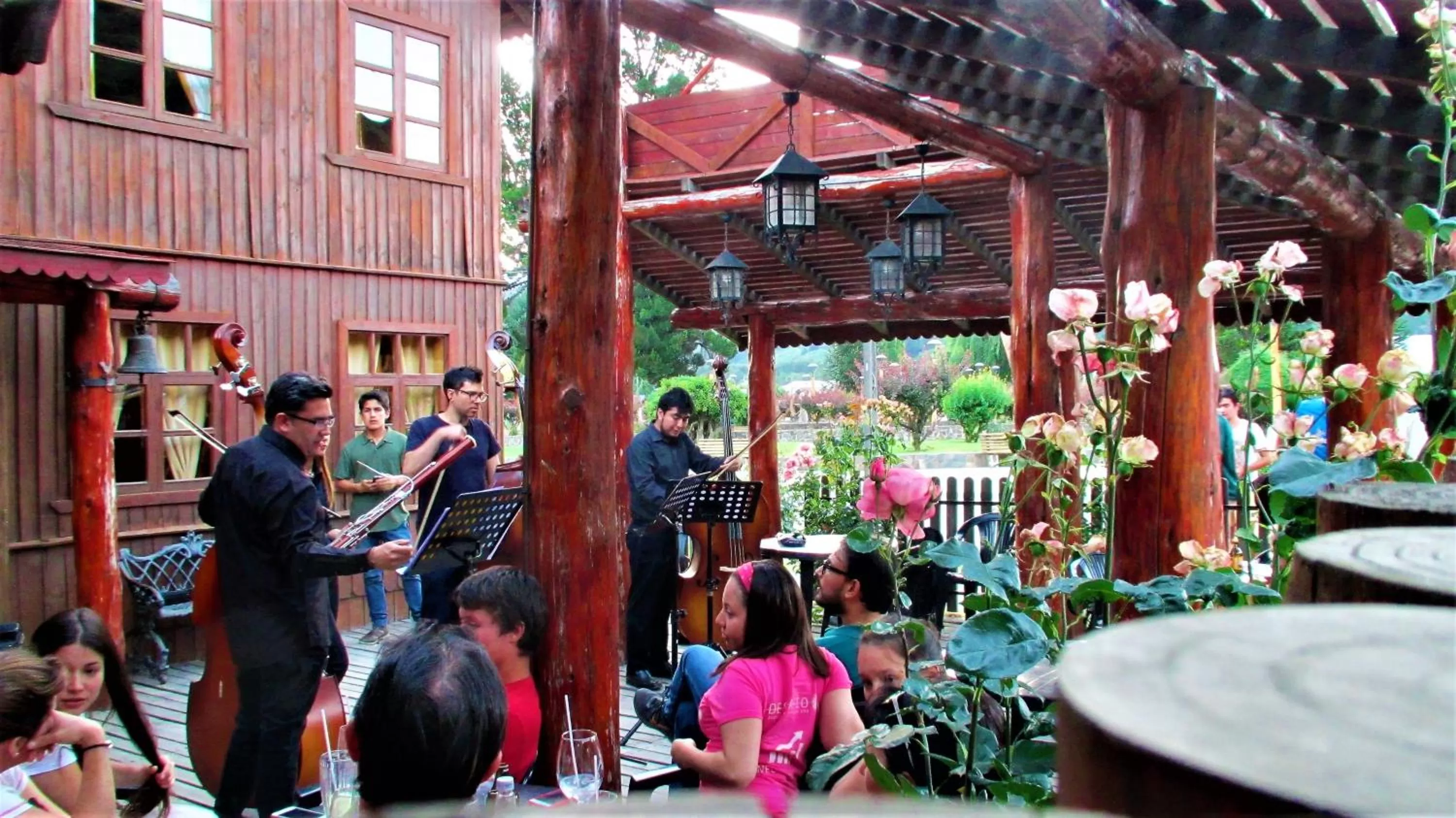 Balcony/Terrace in Hotel Antigua Casona Patagonia