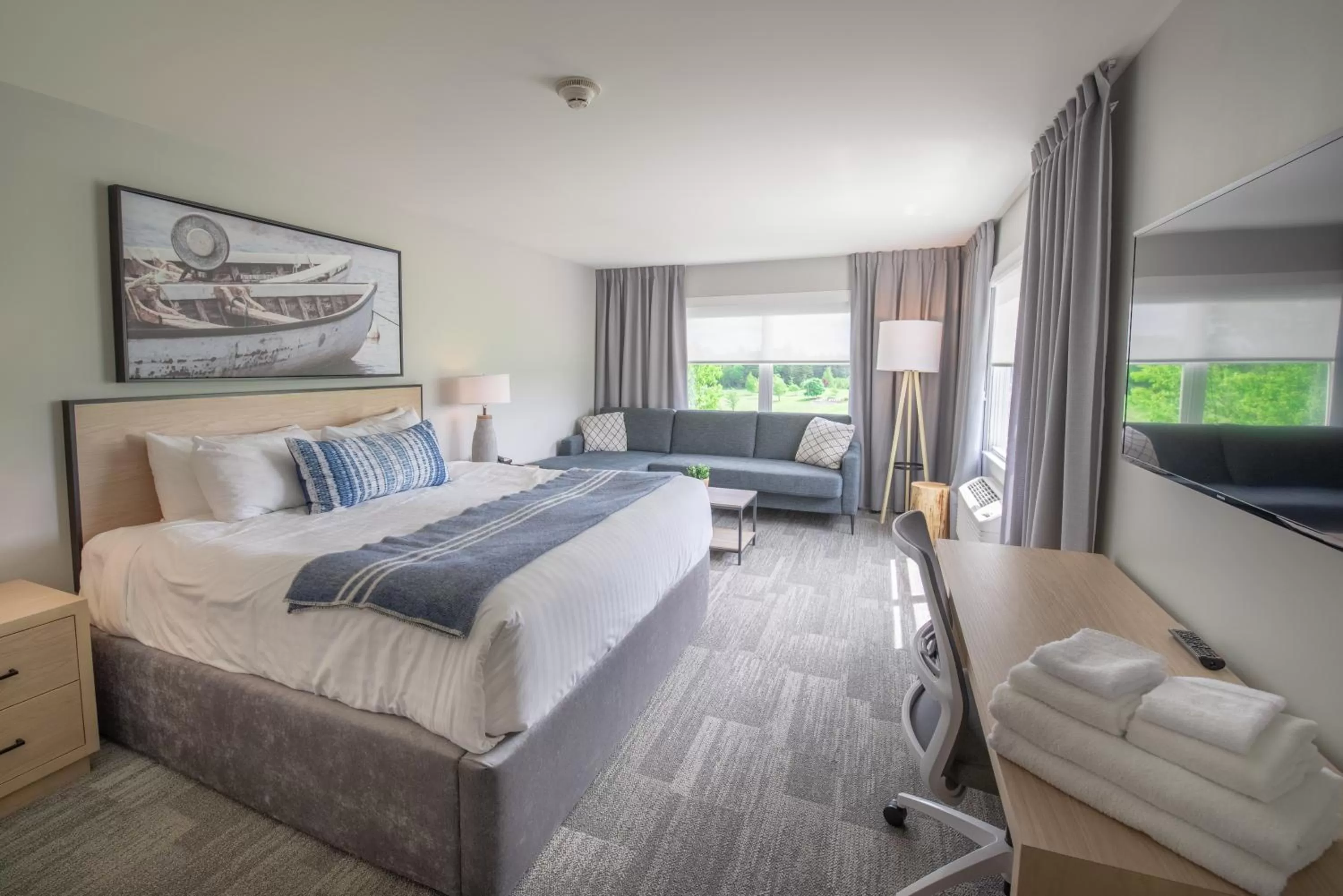 Bed in Mill River Resort