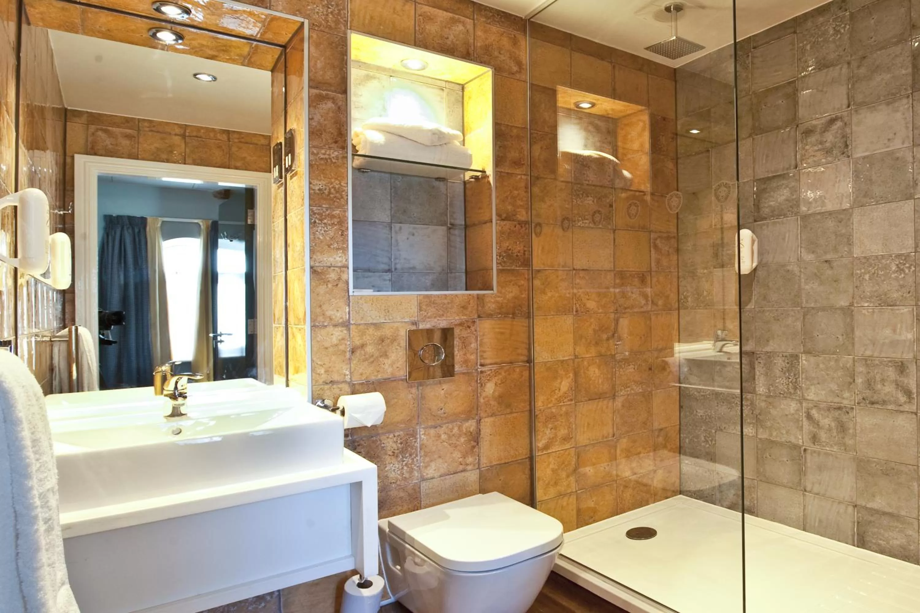 Decorative detail, Bathroom in The Red Lion Wetherspoon