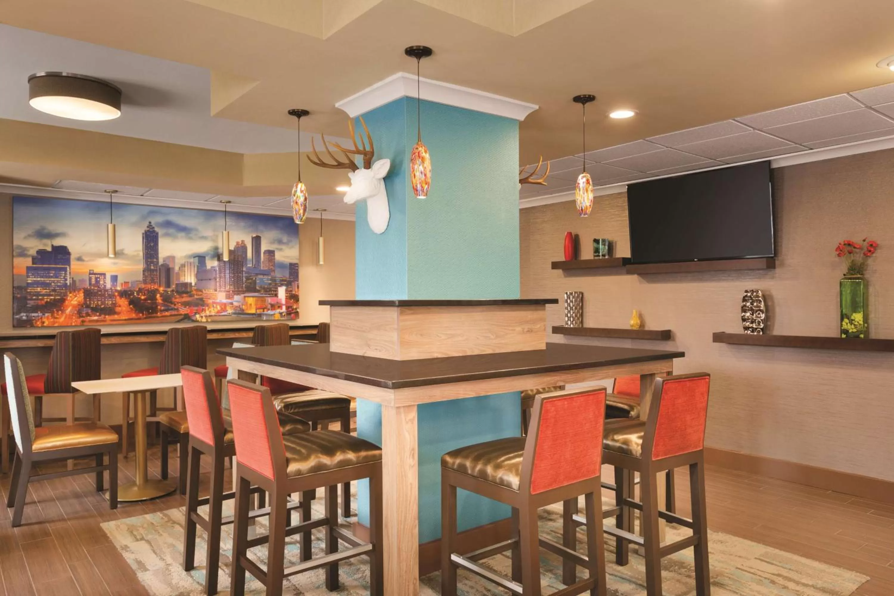 Lobby or reception in Hampton Inn Atlanta-Buckhead