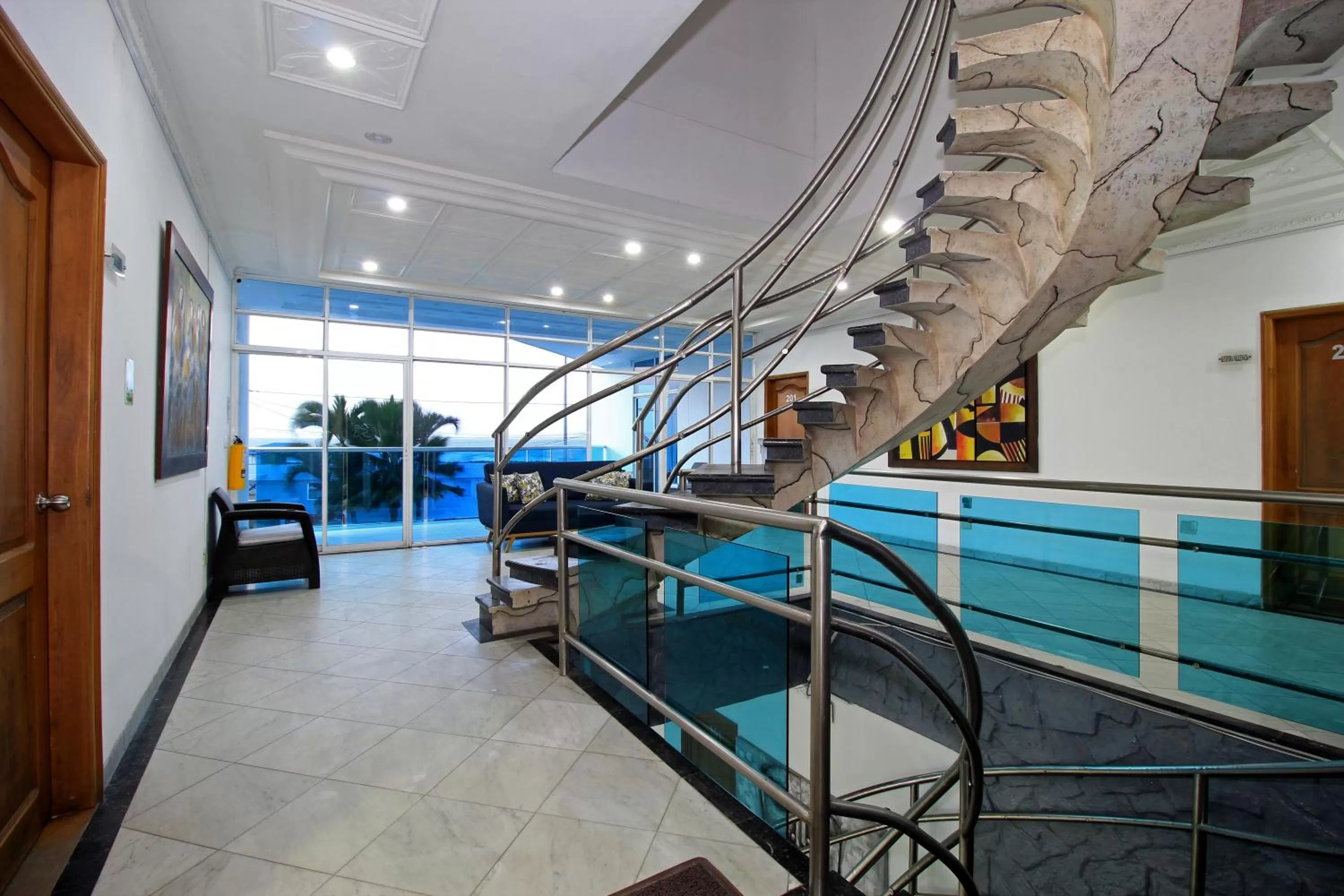 Balcony/Terrace in Hotel Abi Inn By GEH Suites