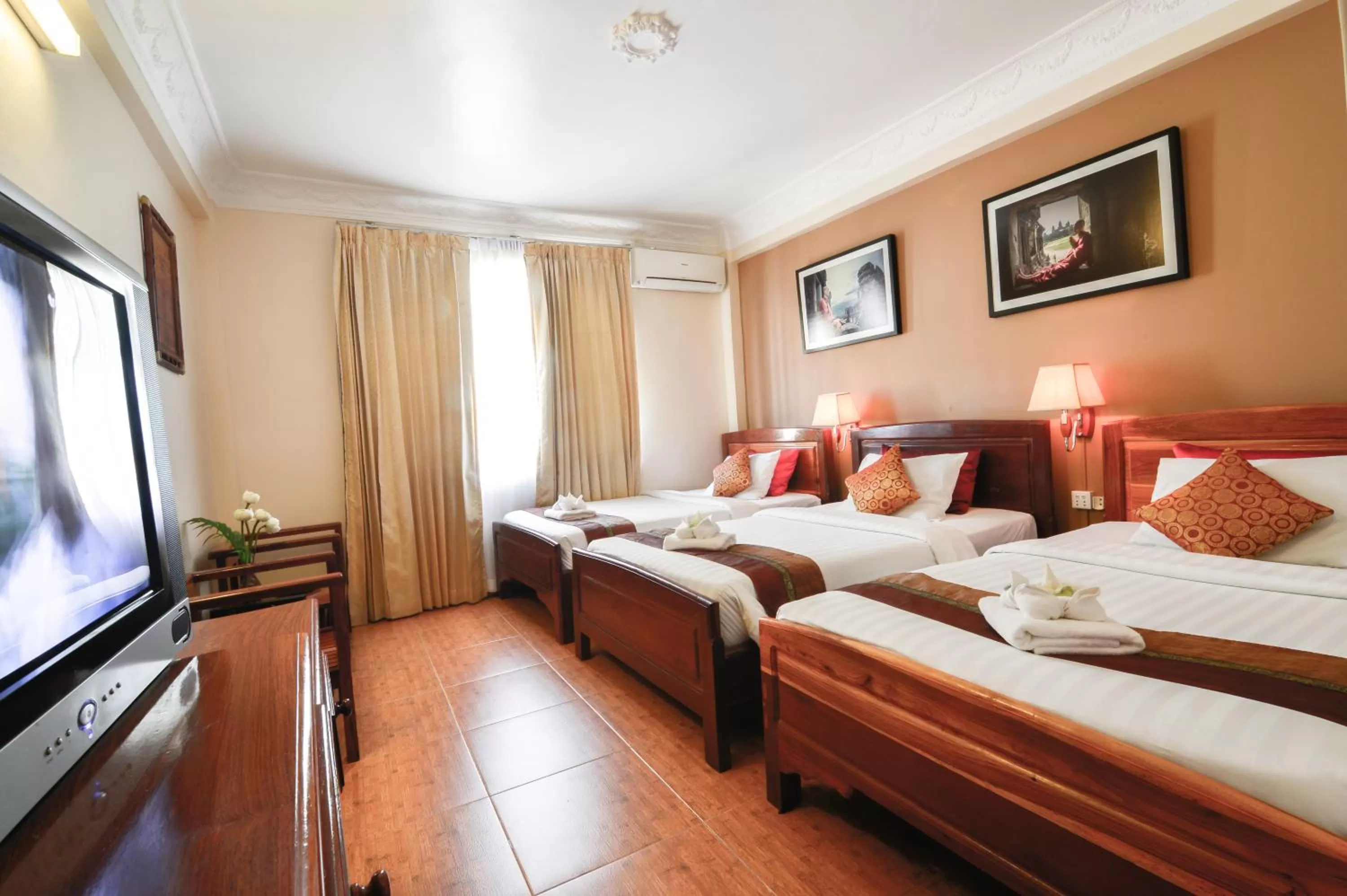 Bedroom, Bed in Angkor Pearl Hotel