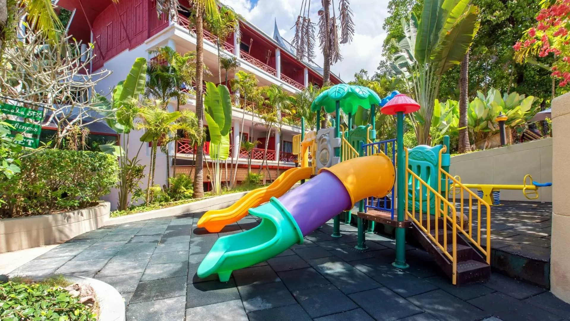 Children play ground in Chada Thai Village