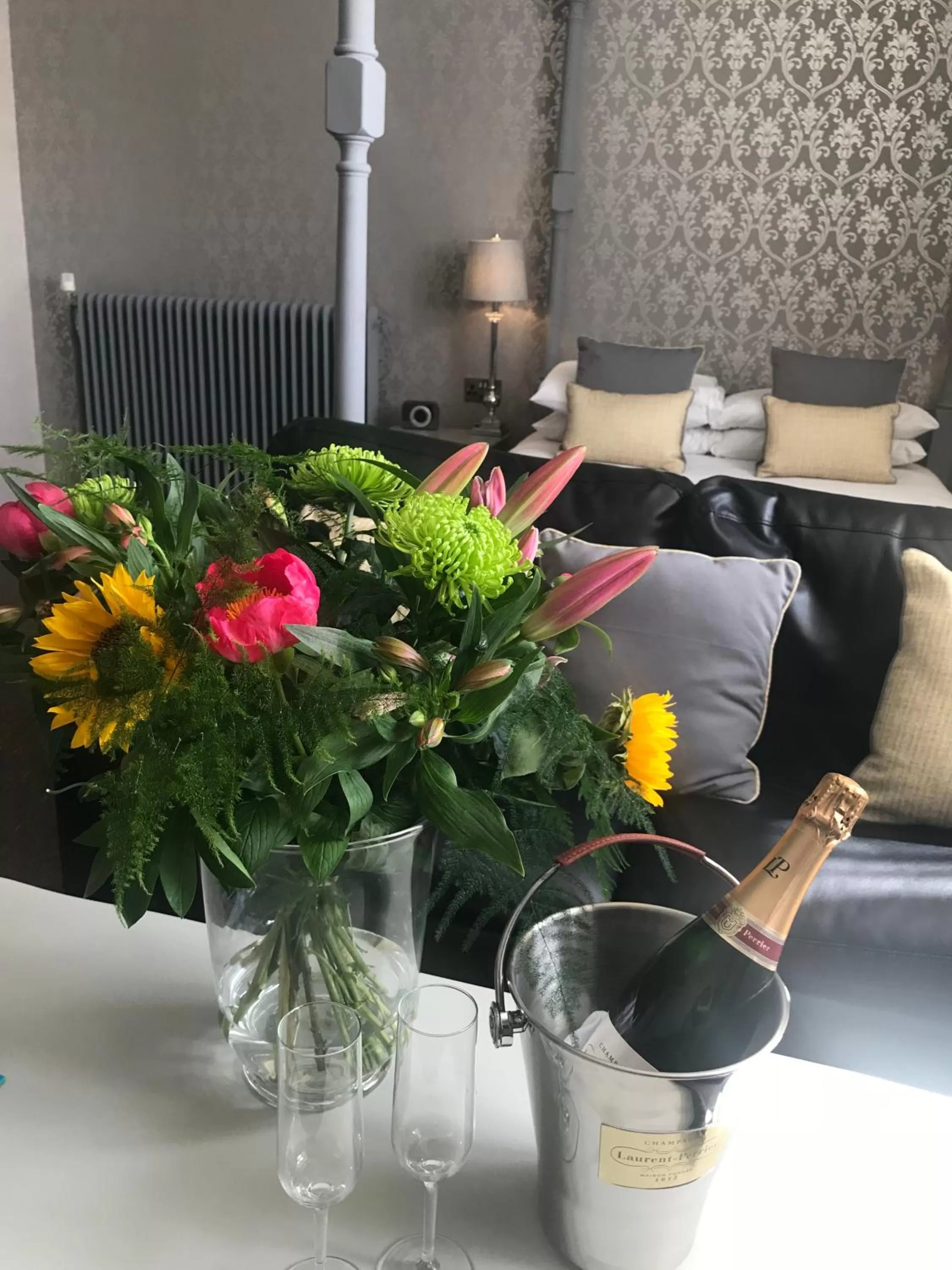 Bed in Walworth Castle Hotel, BW Signature Collection