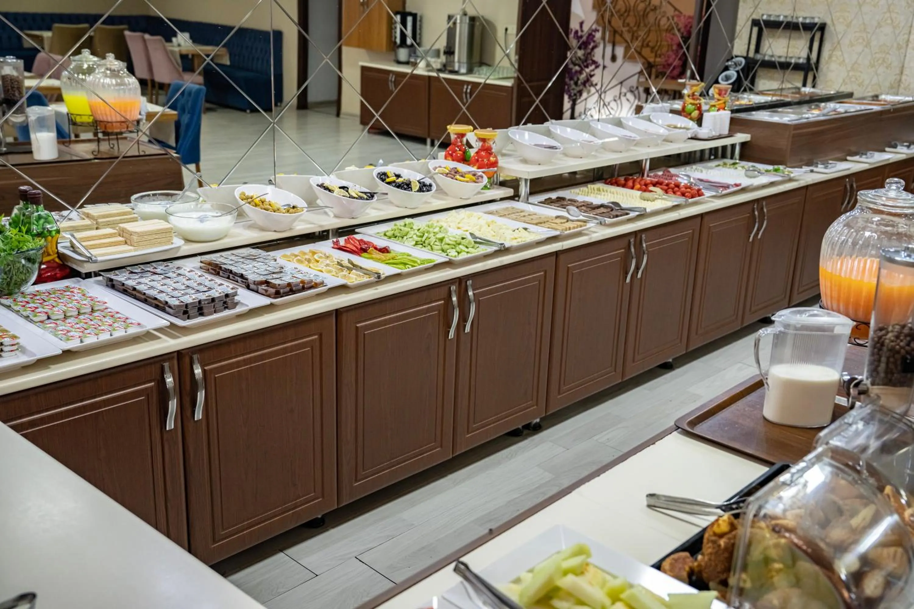 Buffet breakfast in Grand Hamit Hotel