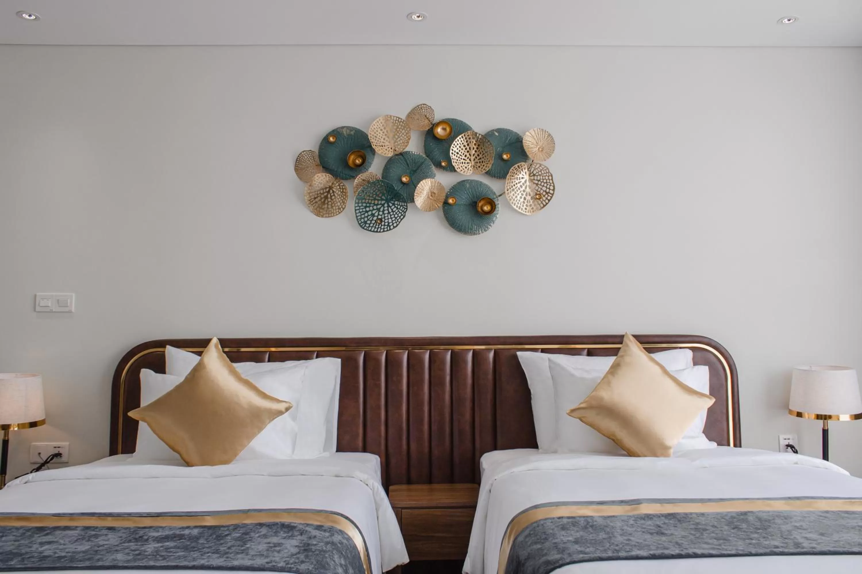 Bed in Grand Tourane Nha Trang Hotel