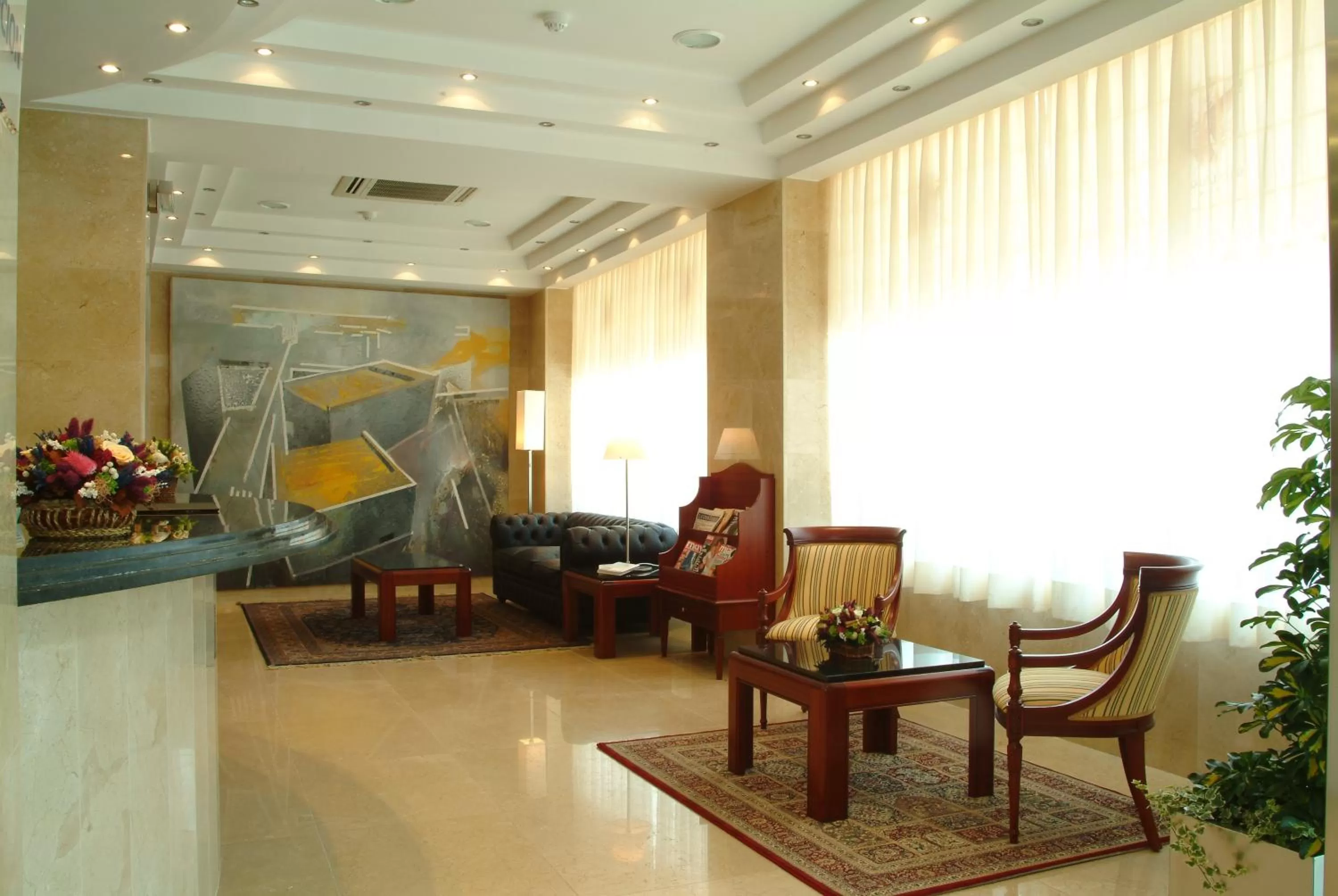 Lobby or reception in Hotel Gran Legazpi