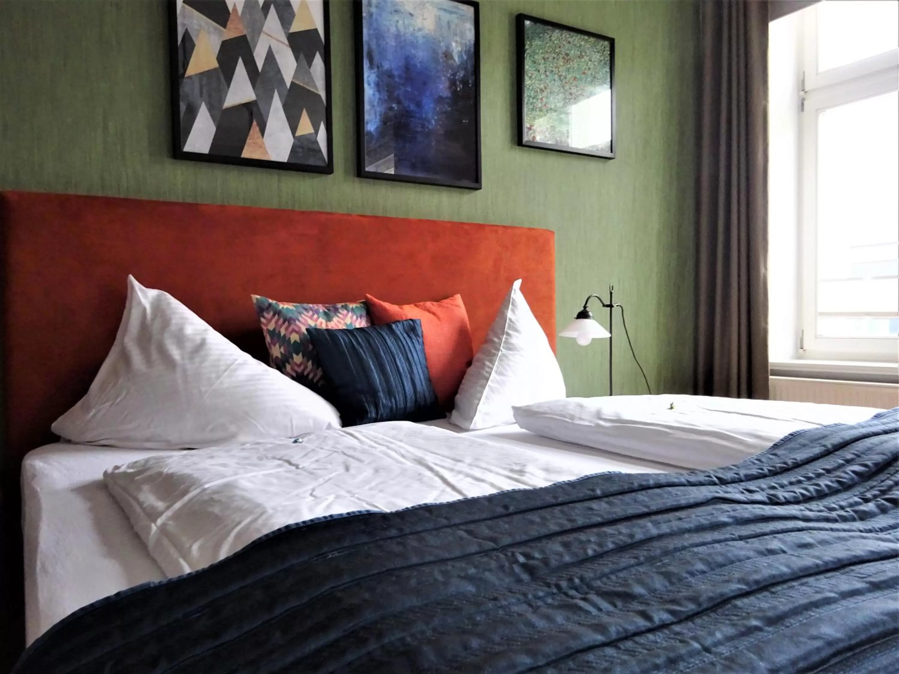 Bed in Hotel Pension Zur Fährbrücke