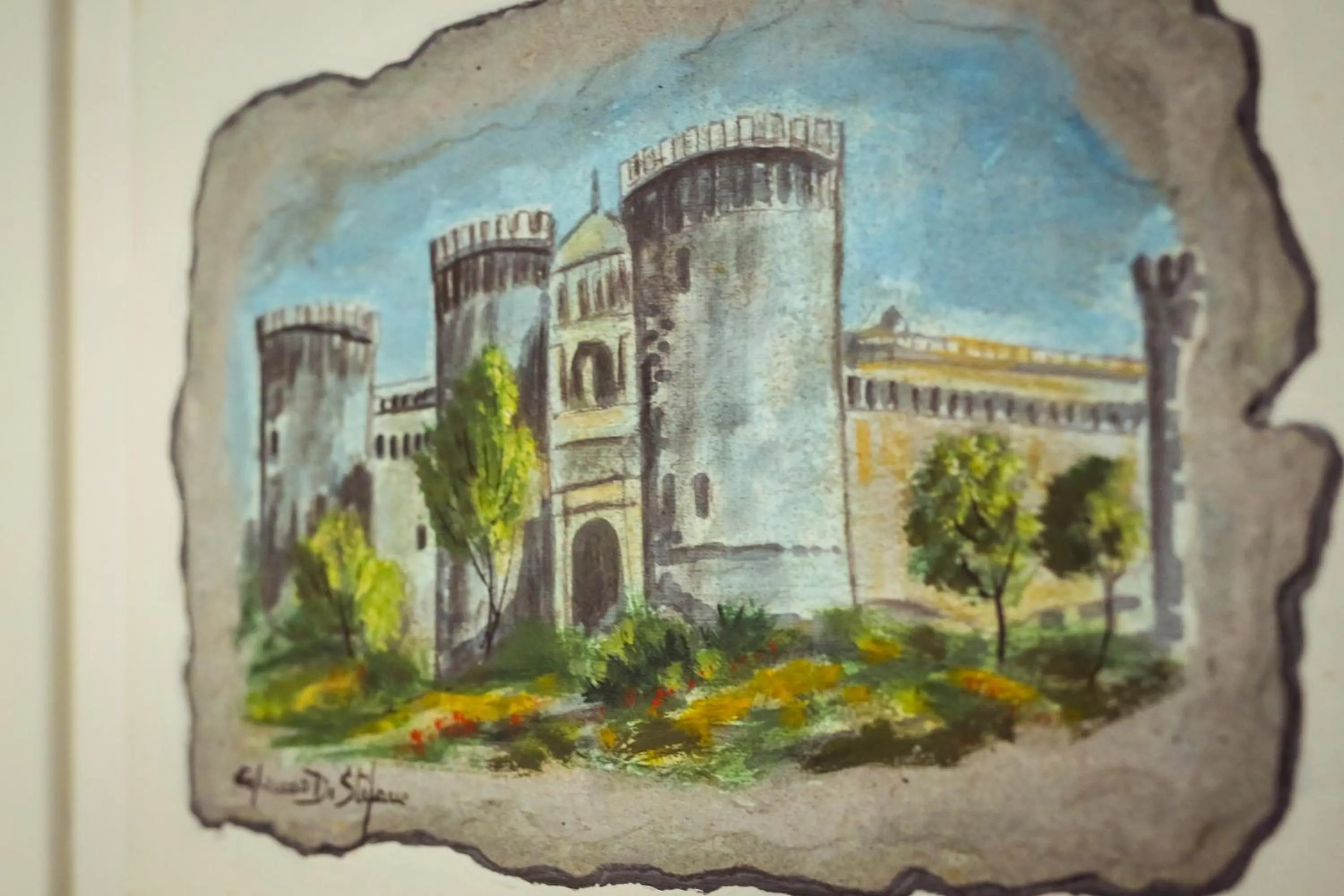 Decorative detail in NapoliMia Boutique Hotel