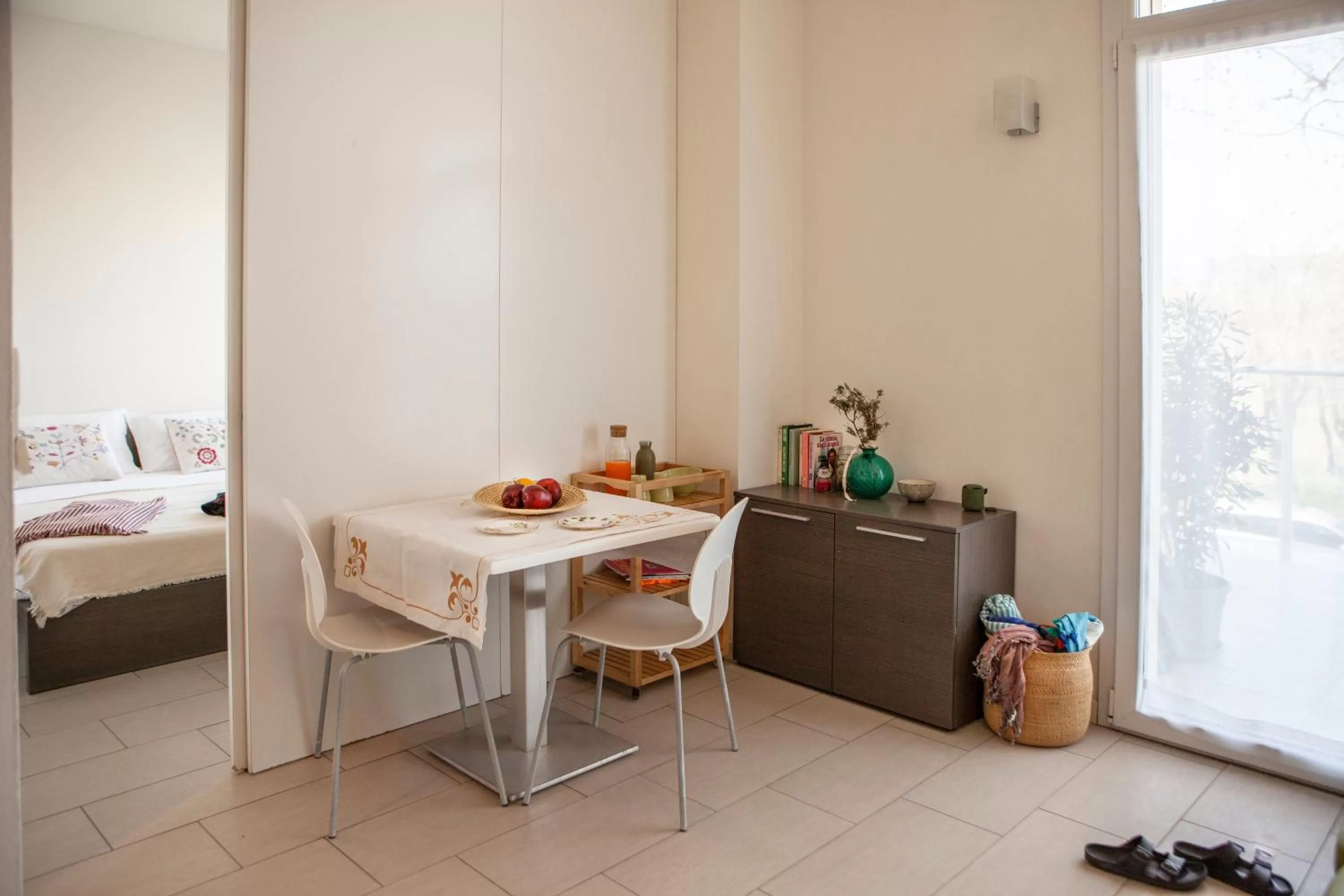 Living room, Bed in Residence Sunrise