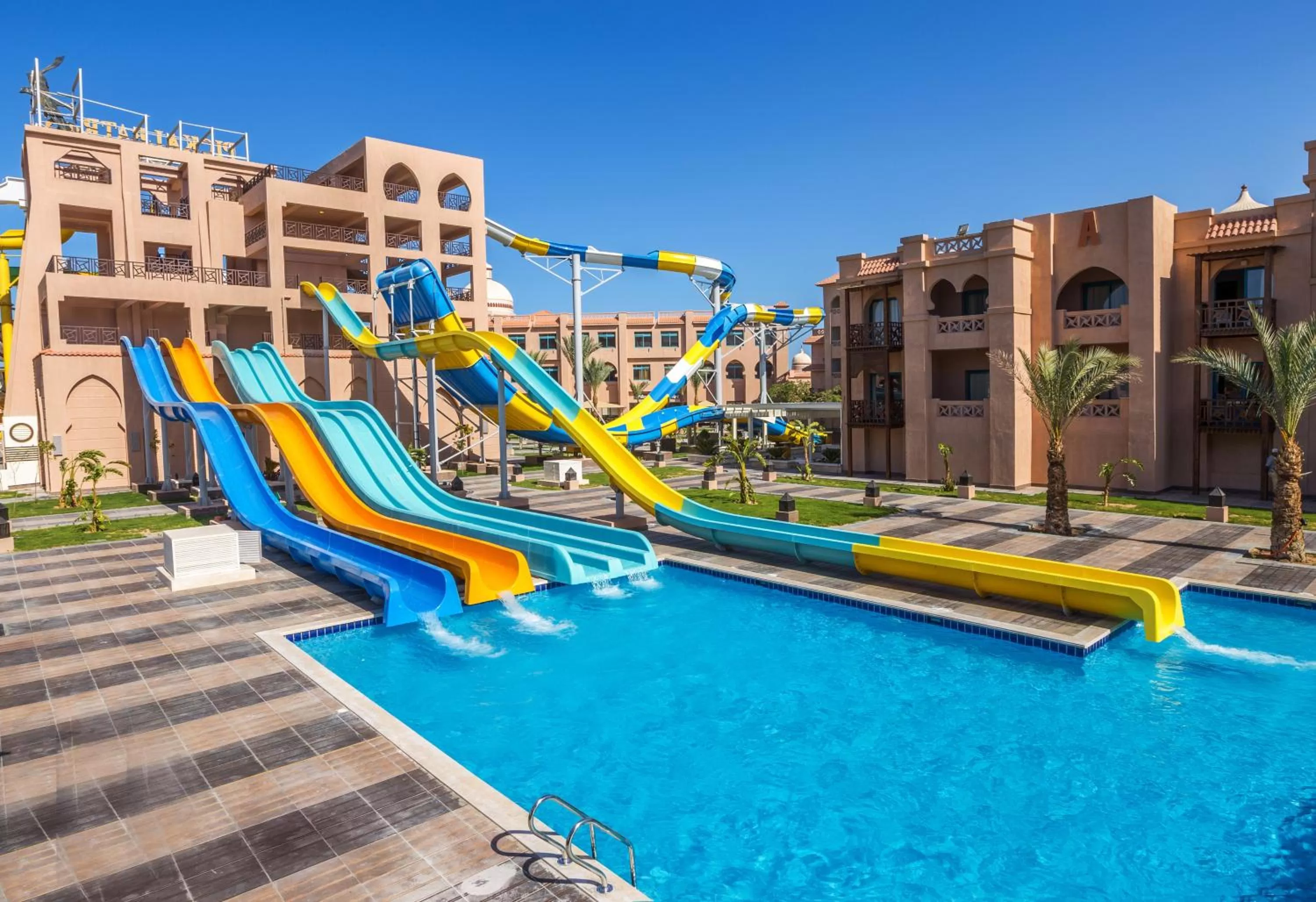 Swimming pool in Pickalbatros Aqua Park Resort - Hurghada