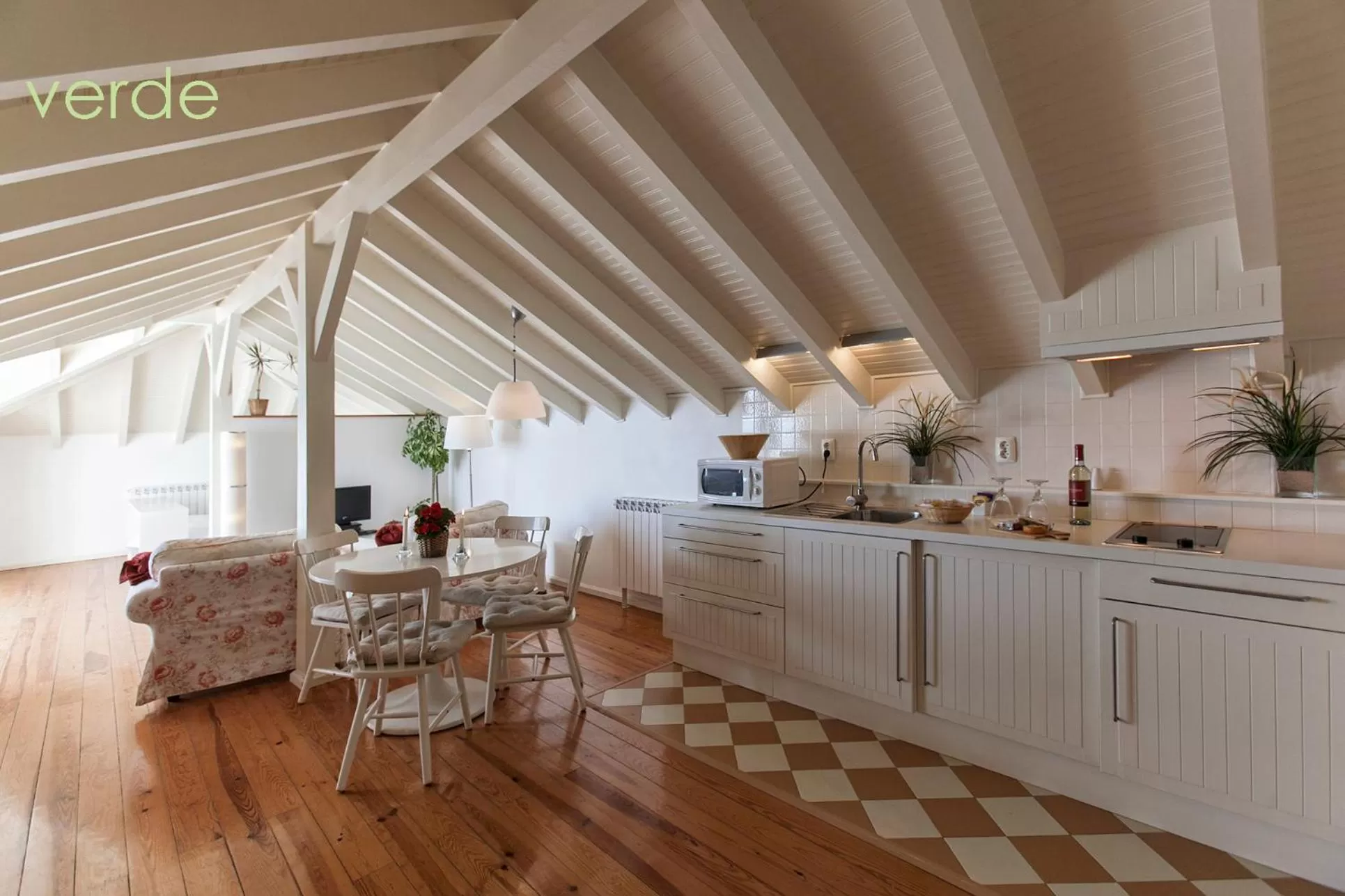Kitchen or kitchenette in Casa d'Arriba
