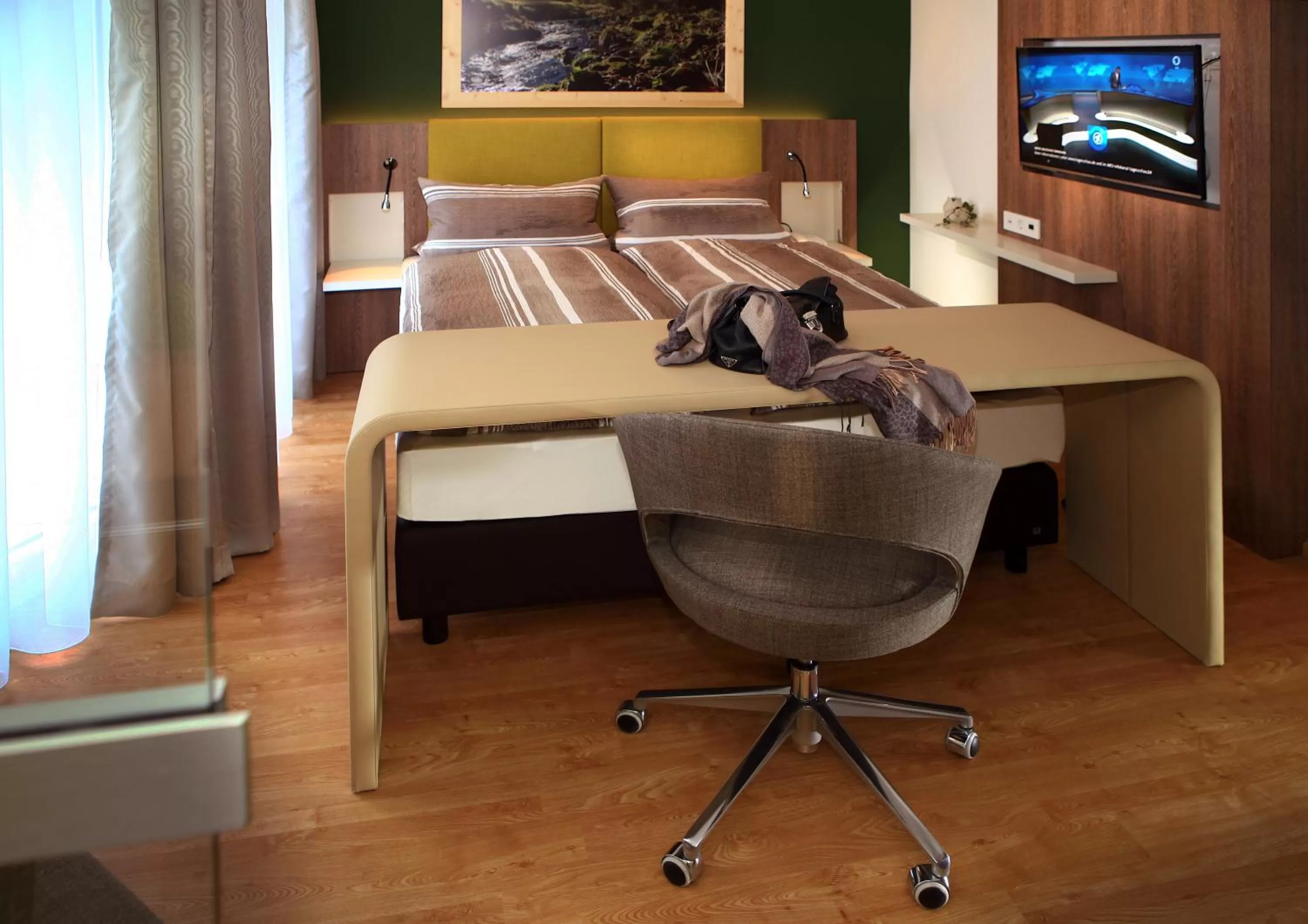 Photo of the whole room, Bed in Hotel Adler