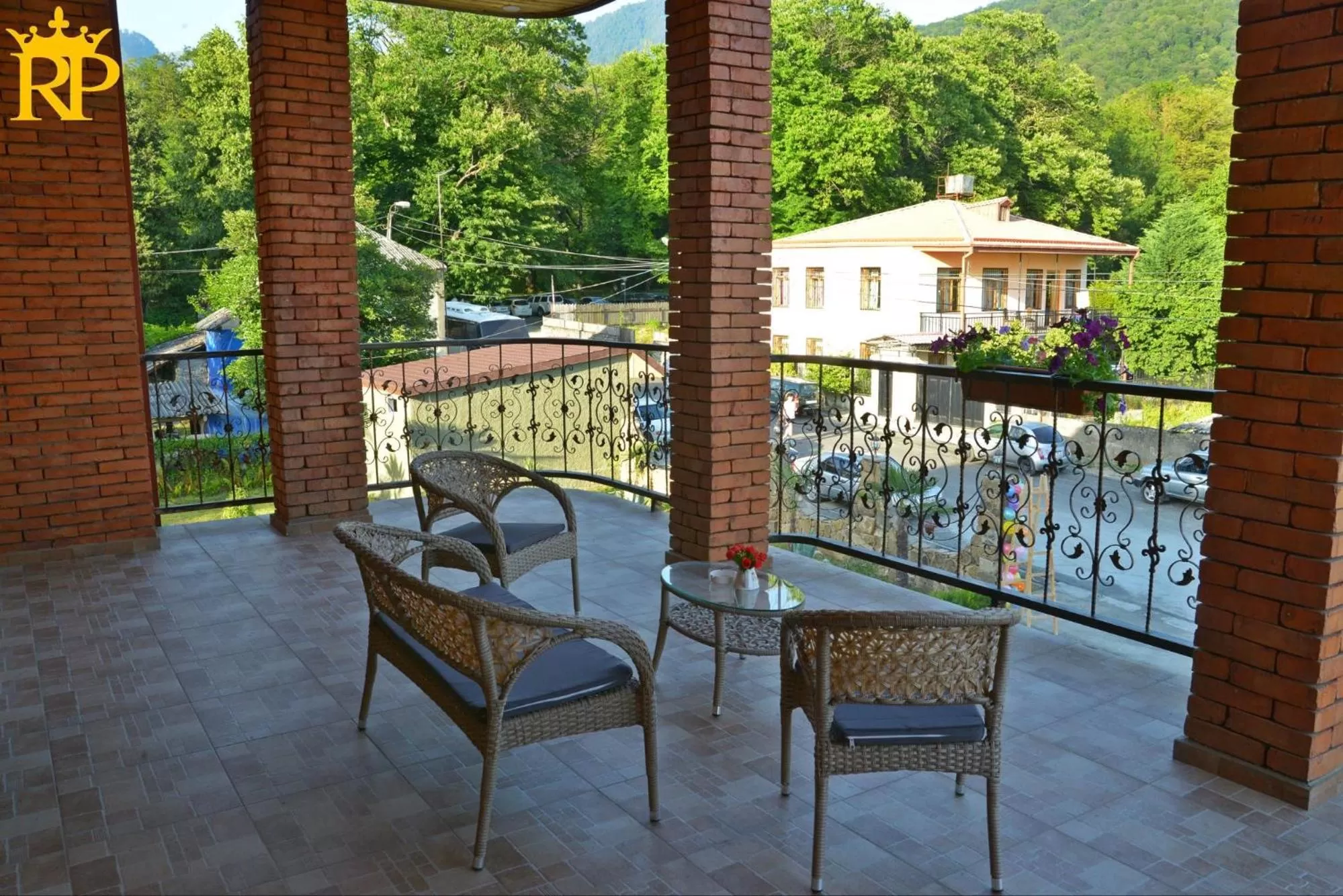 Balcony/Terrace in Royal Palace Hotel, Lagodekhi