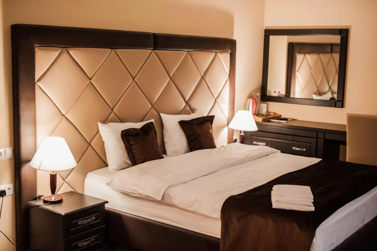 Bed in Bernardazzi Grand Hotel