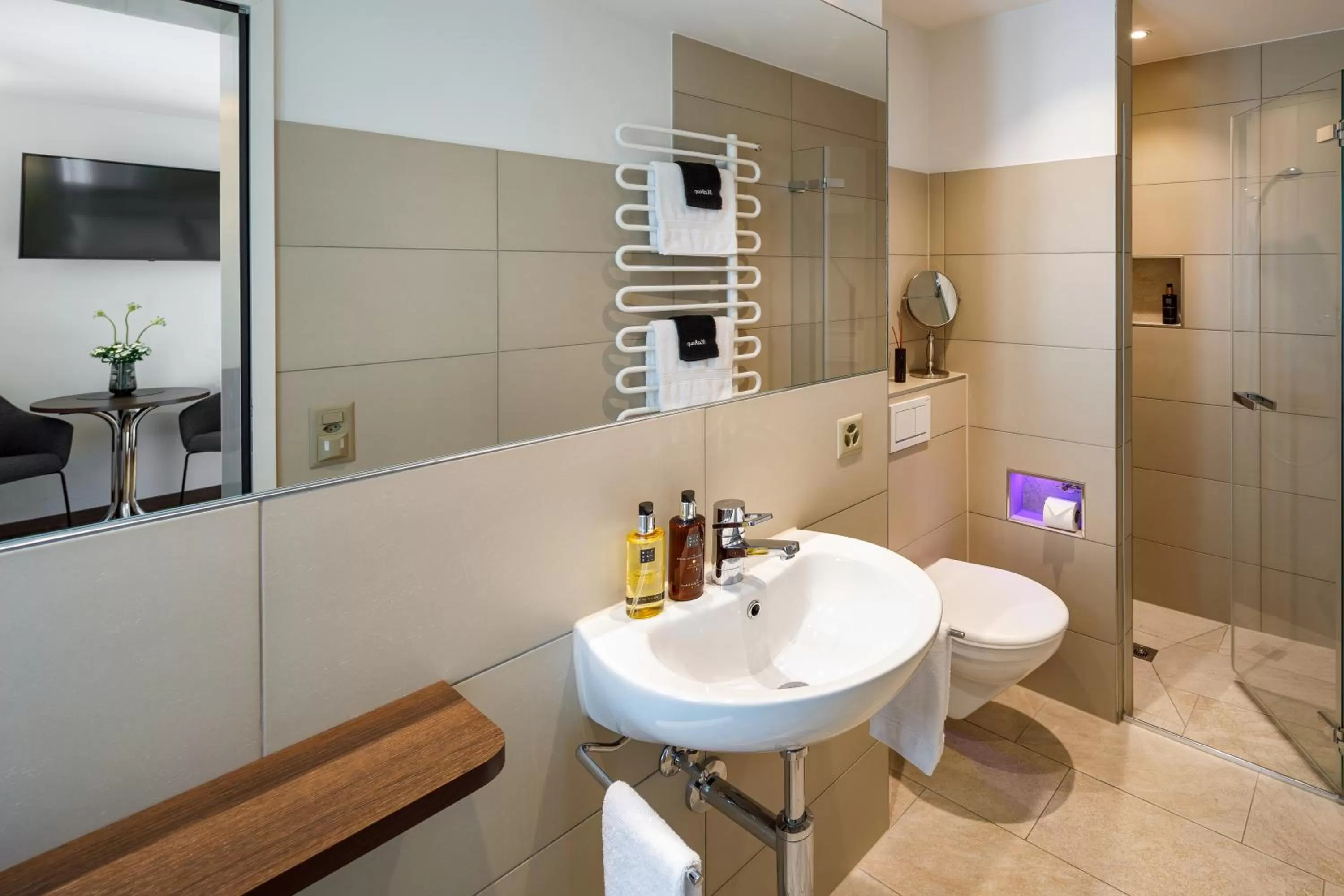 Bathroom in Aparthotel Familie Hugenschmidt