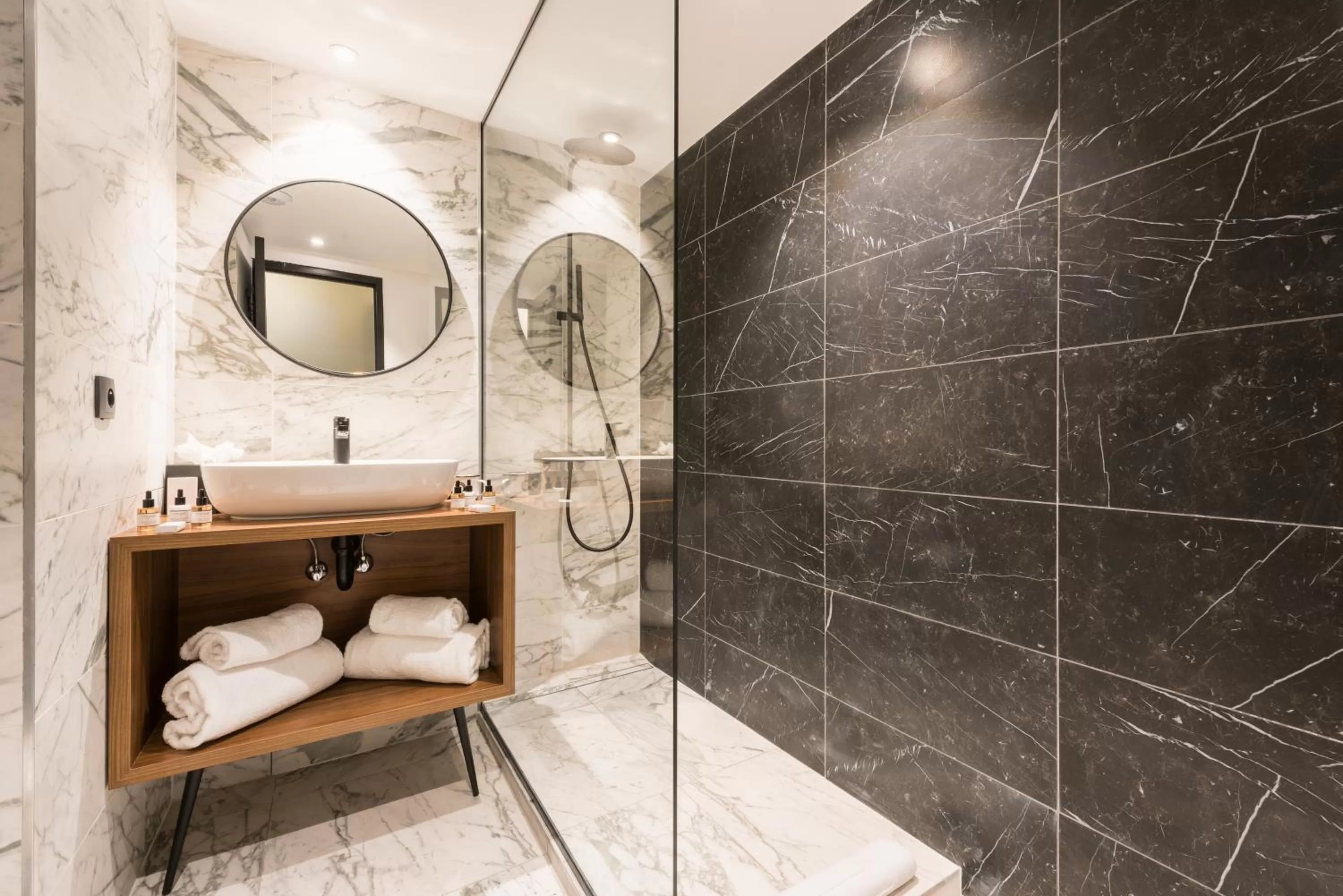 Double Room with Shower and Village View in Fahrenheit Seven Courchevel