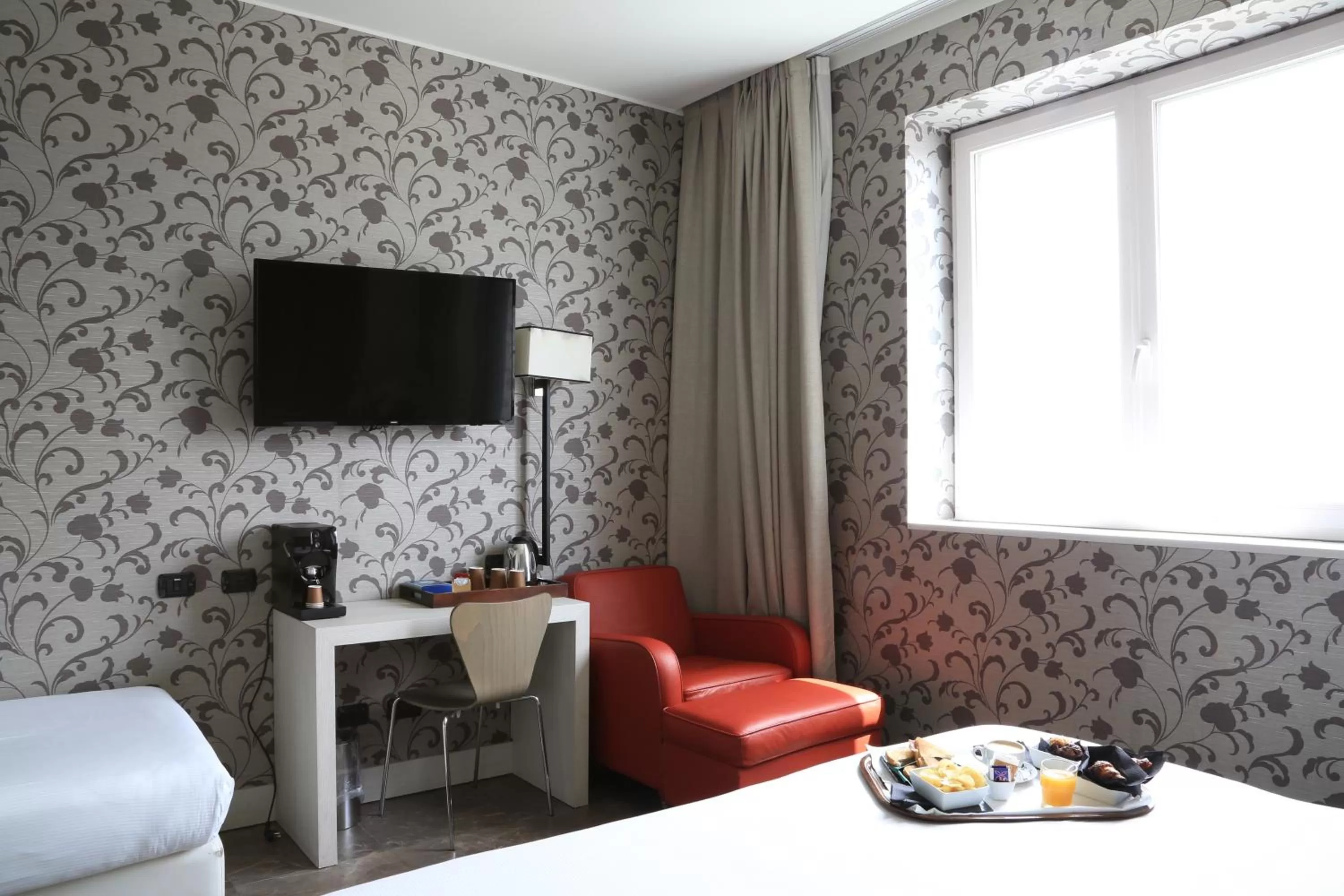 Bedroom, Bed in Klima Hotel Milano Fiere