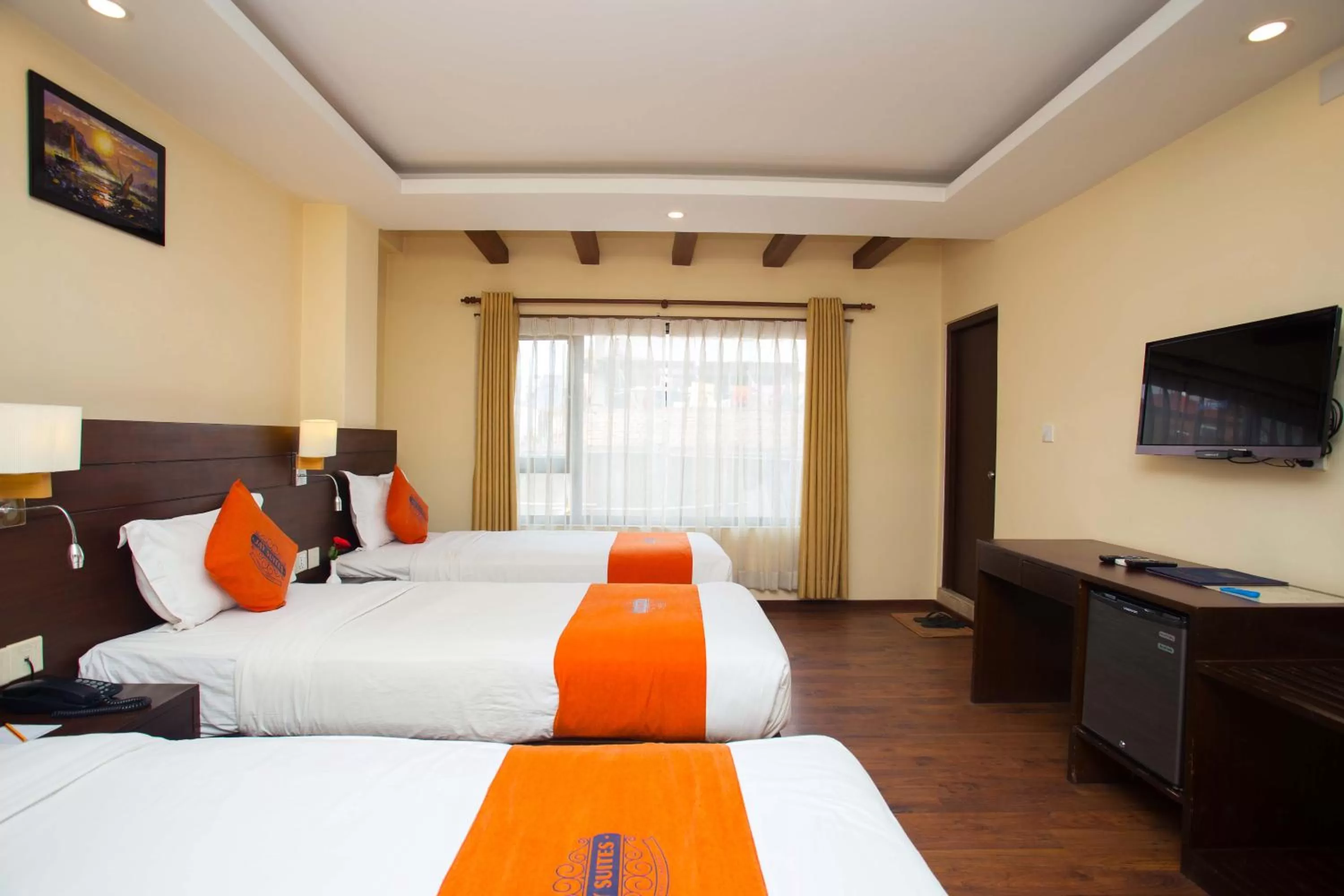 Photo of the whole room, Bed in Hotel Jay Suites