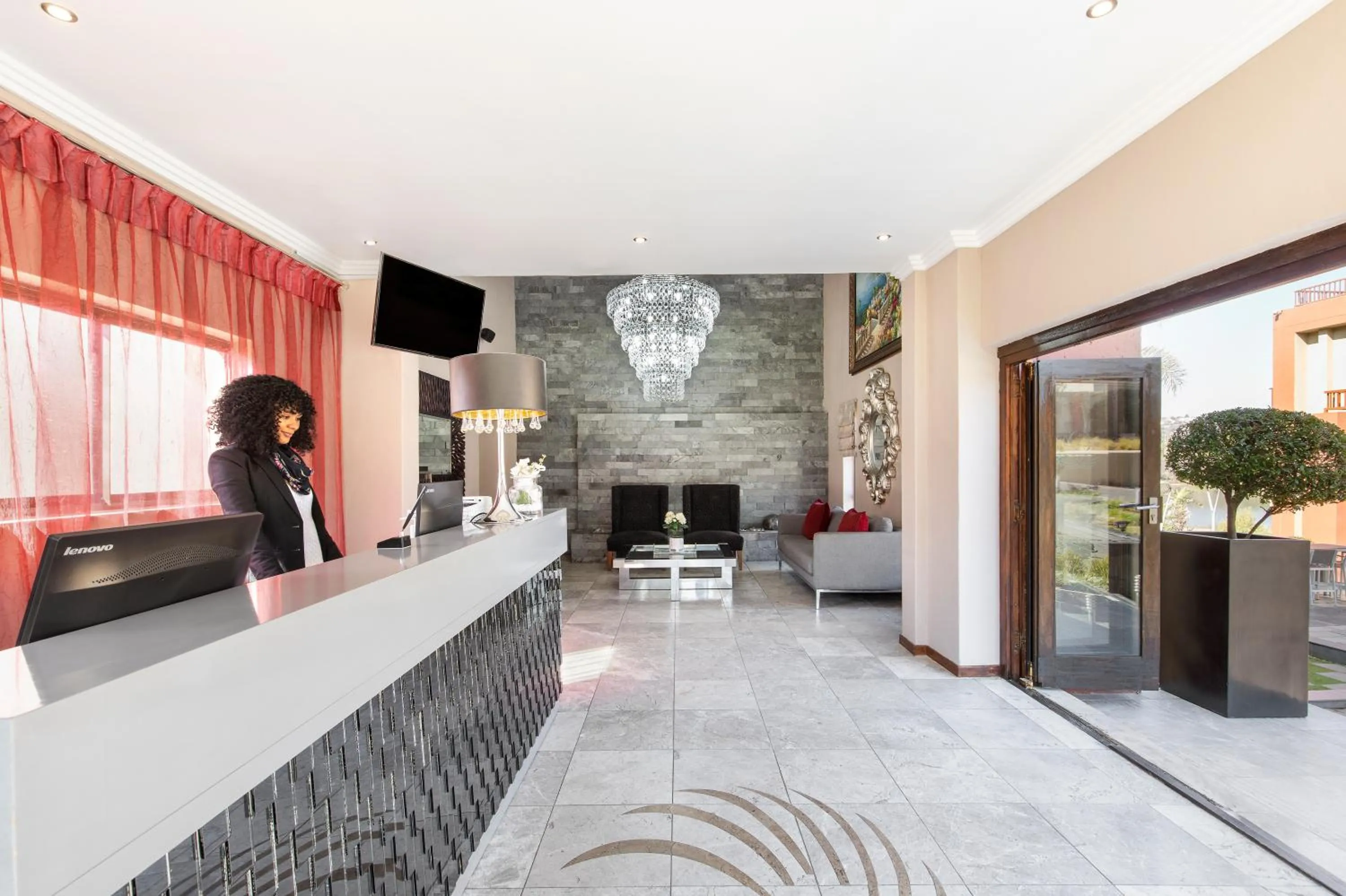 Lobby or reception in St Andrews Hotel and Spa