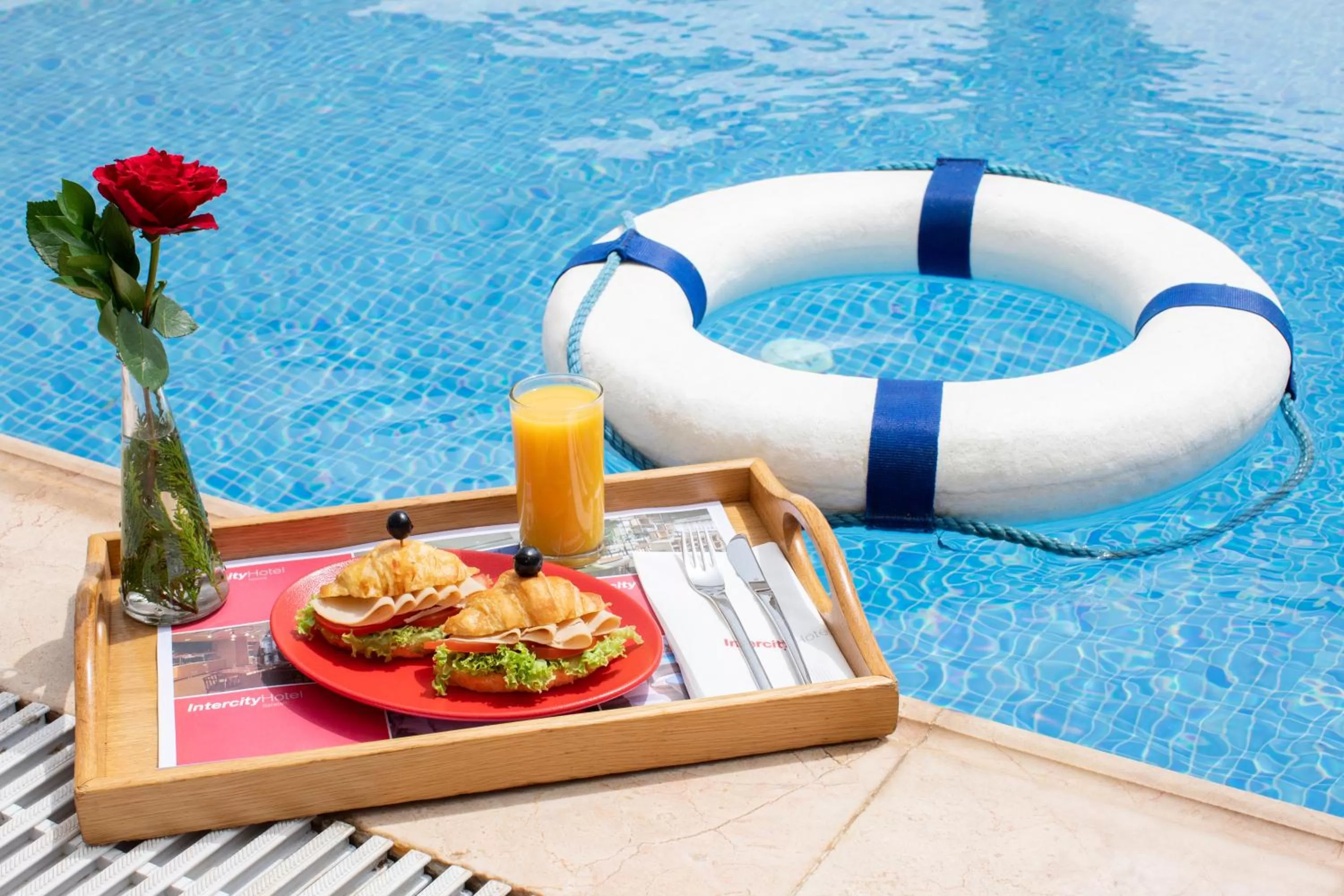 Pool view in IntercityHotel Riyadh Malaz