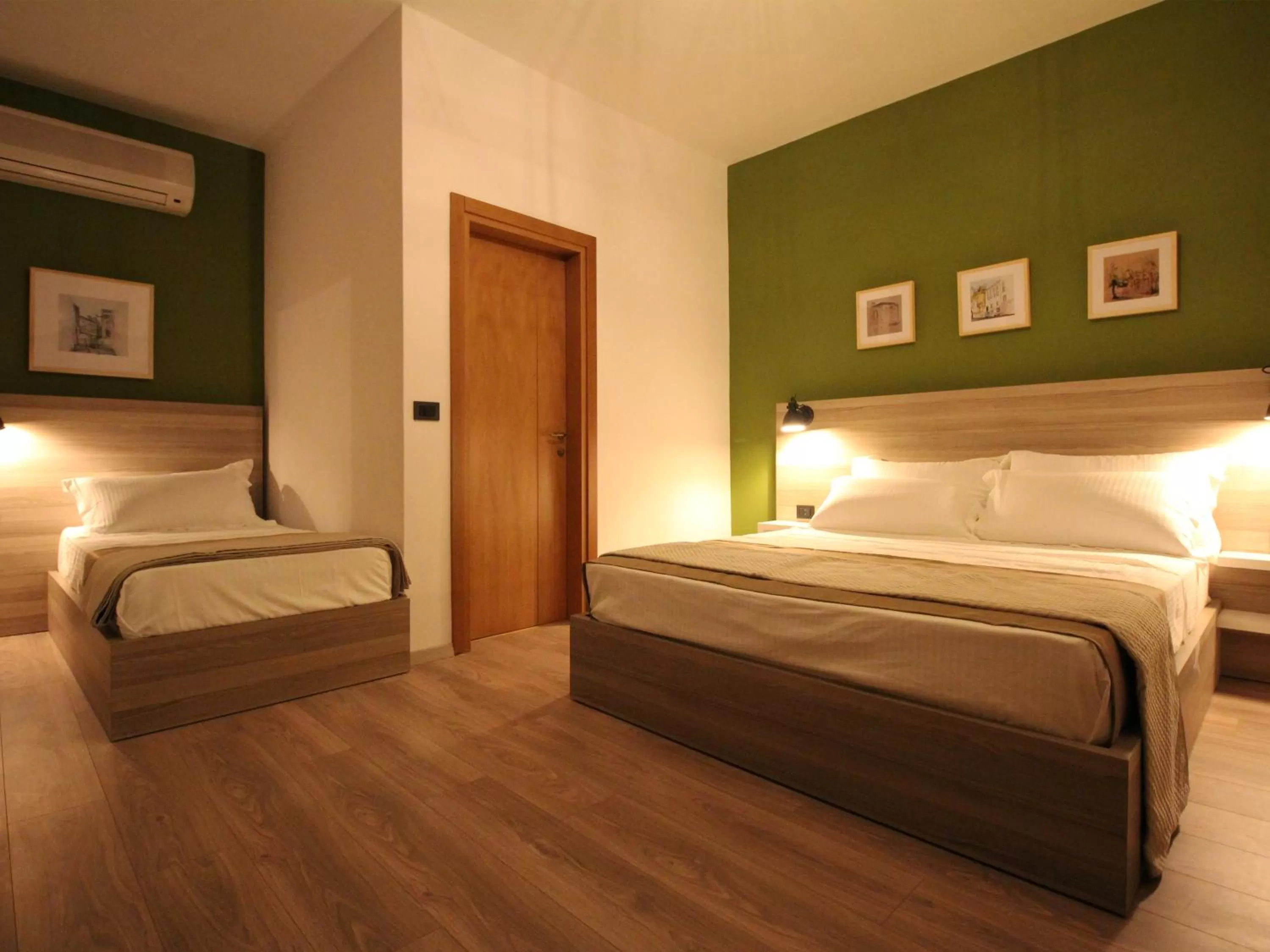 Bed in Oda Hotel Tirana