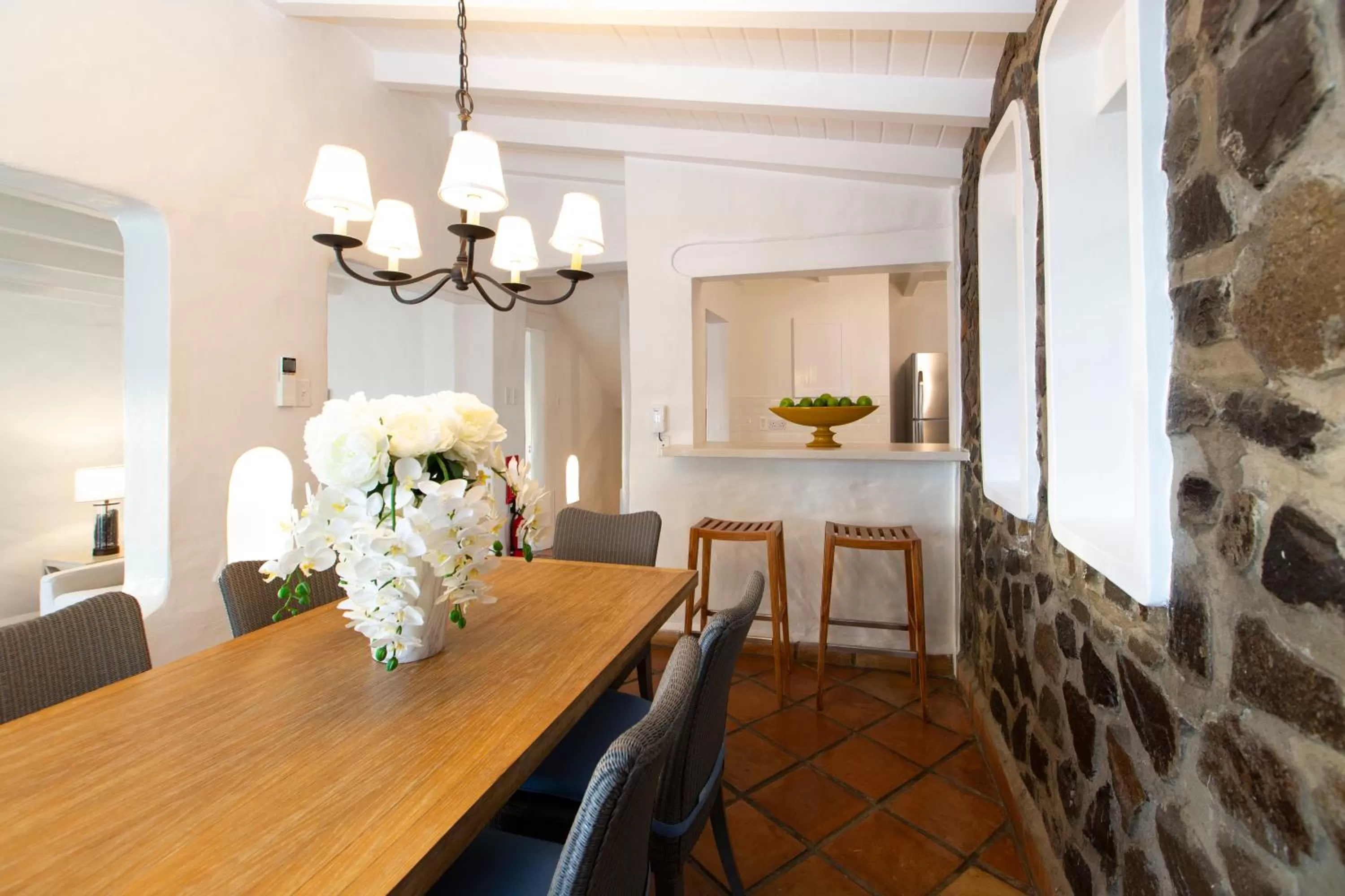 Dining area in Windjammer Landing Resort and Residences