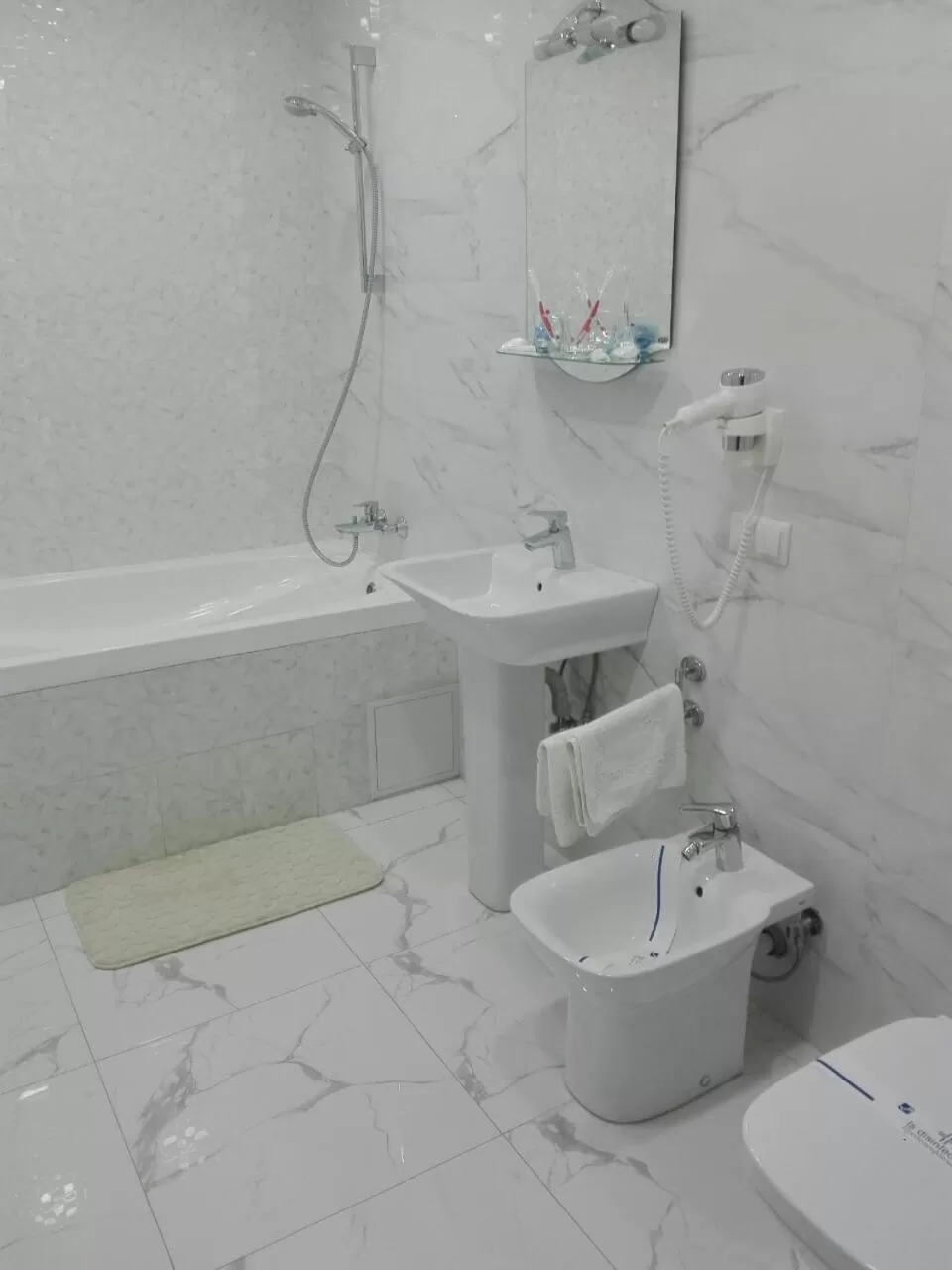 Shower in Dnipro Hotel