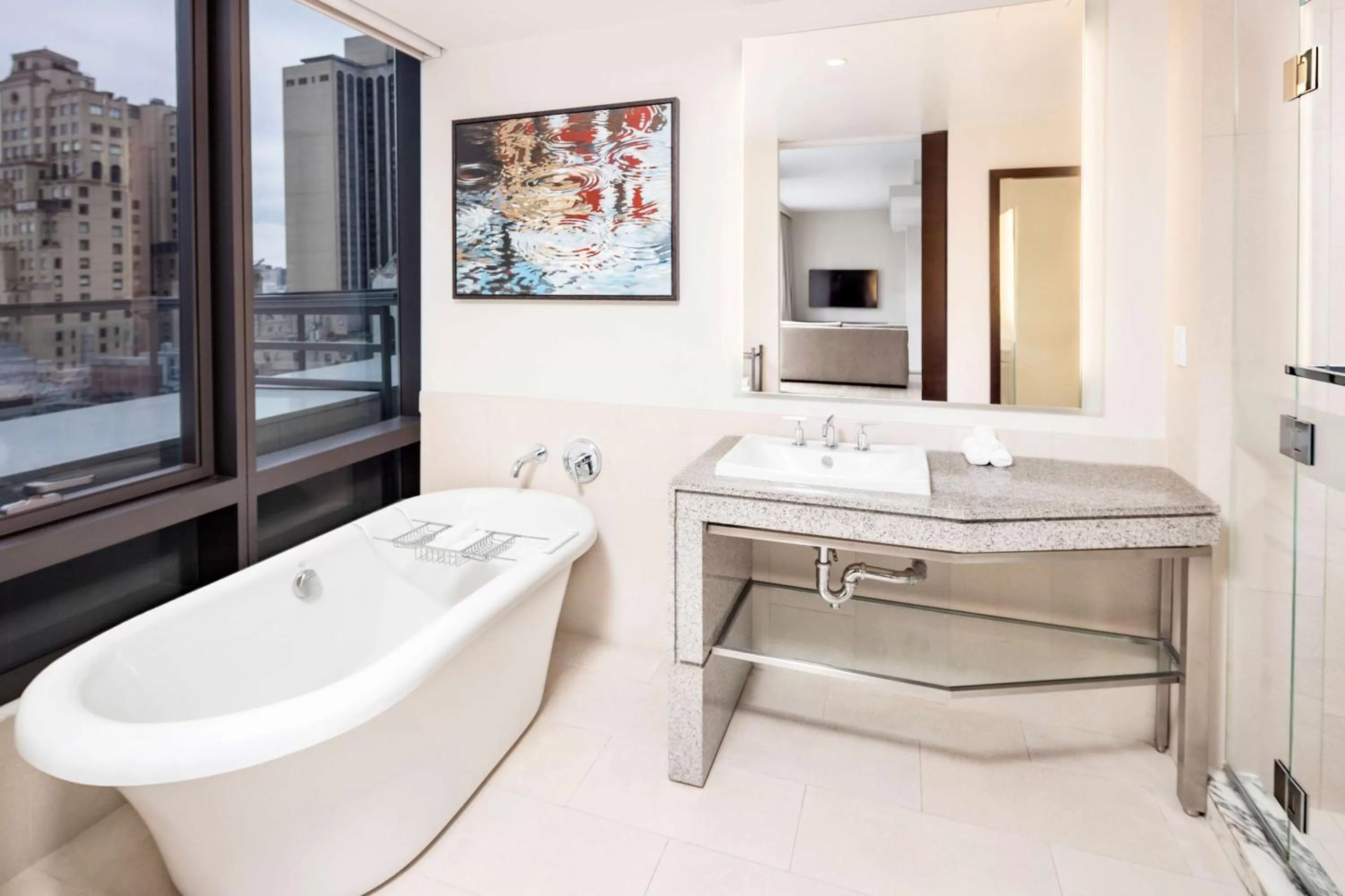 Shower in Hilton Club West 57th Street New York