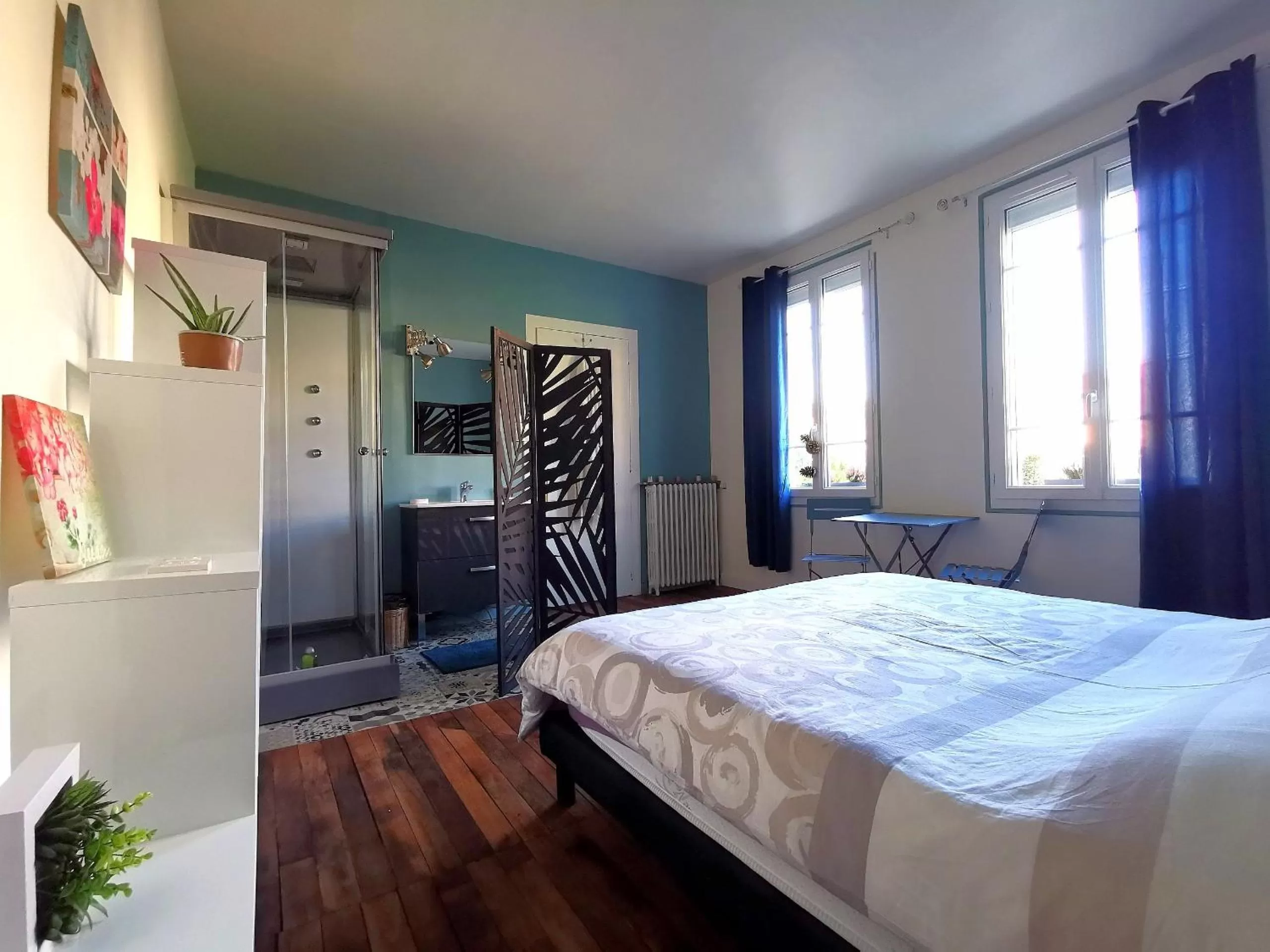 Bed in Chambres d'hôtes La Maison Blanche