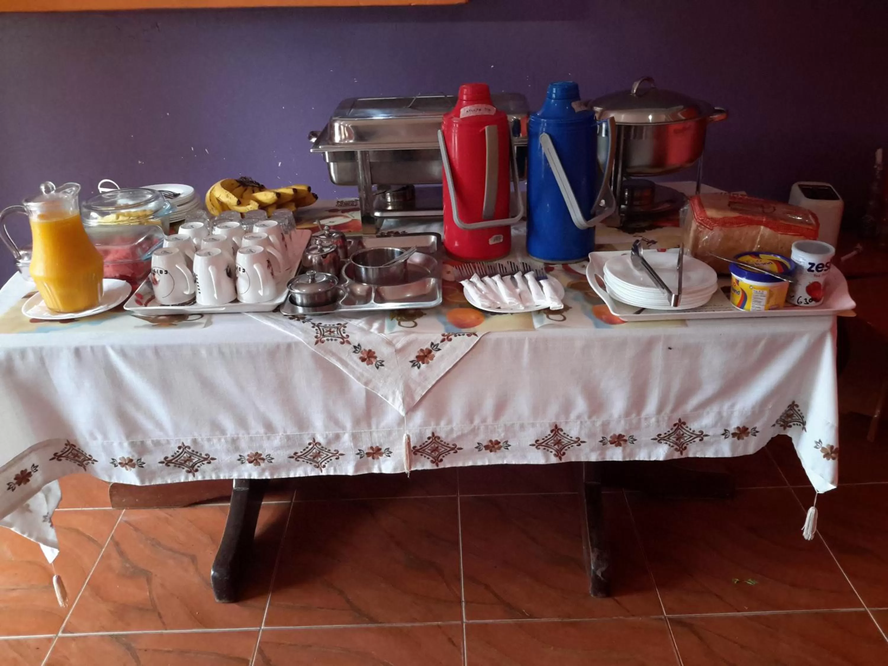 Buffet breakfast, Breakfast in Lucia Villas Mbale