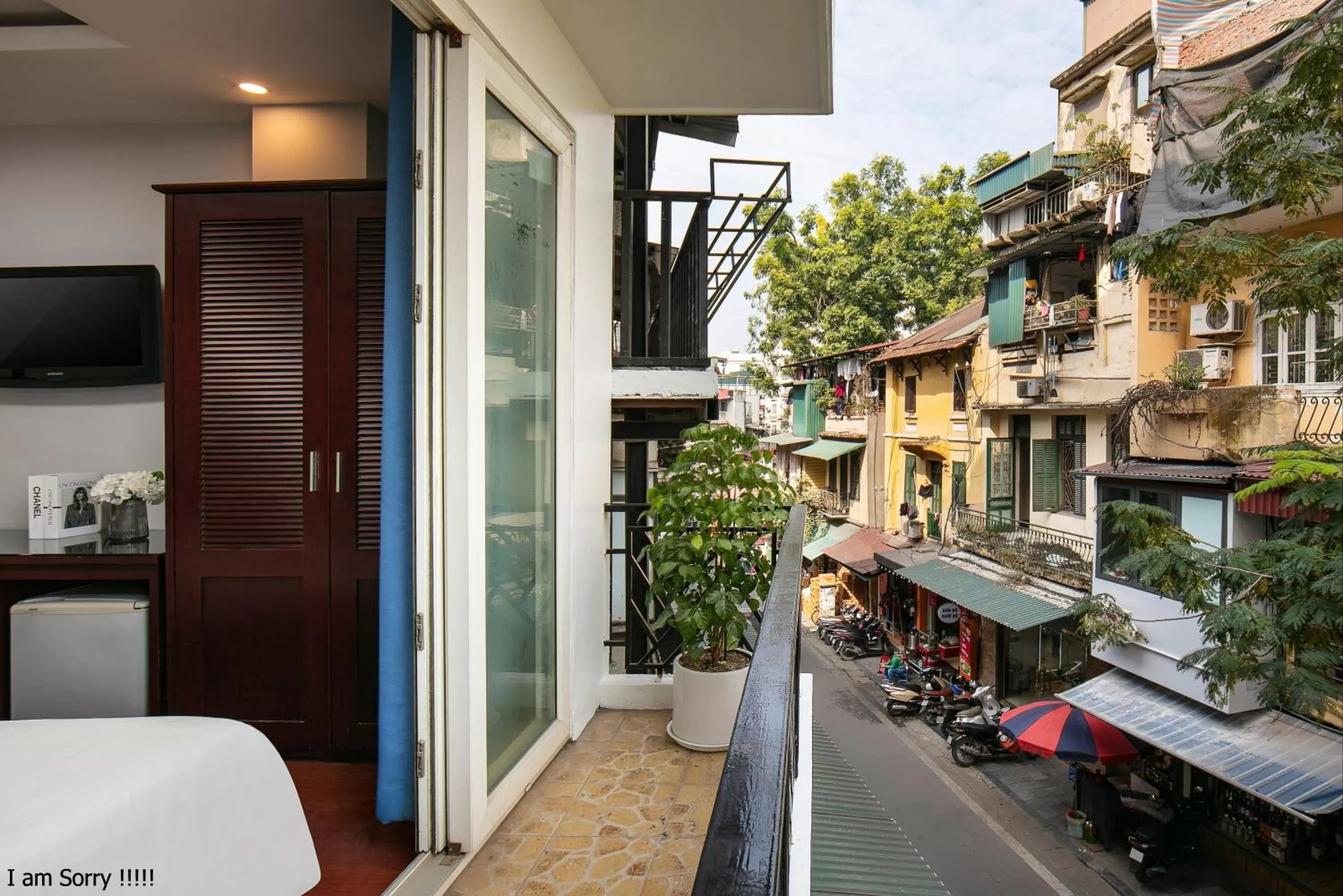 Balcony/Terrace in Cristina Center Hotel & Spa