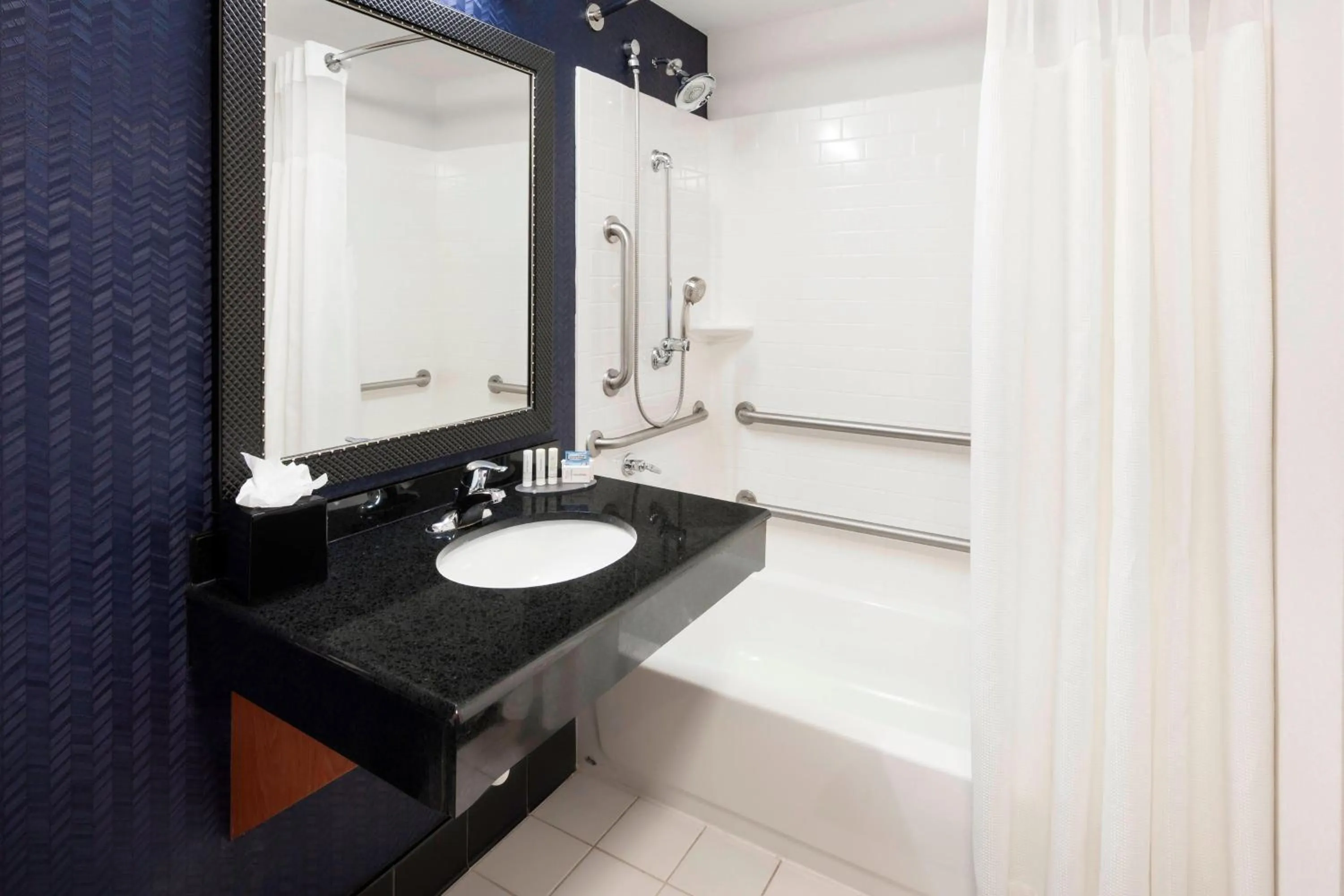 Bathroom in Fairfield Inn & Suites by Marriott Austin Parmer Tech Ridge