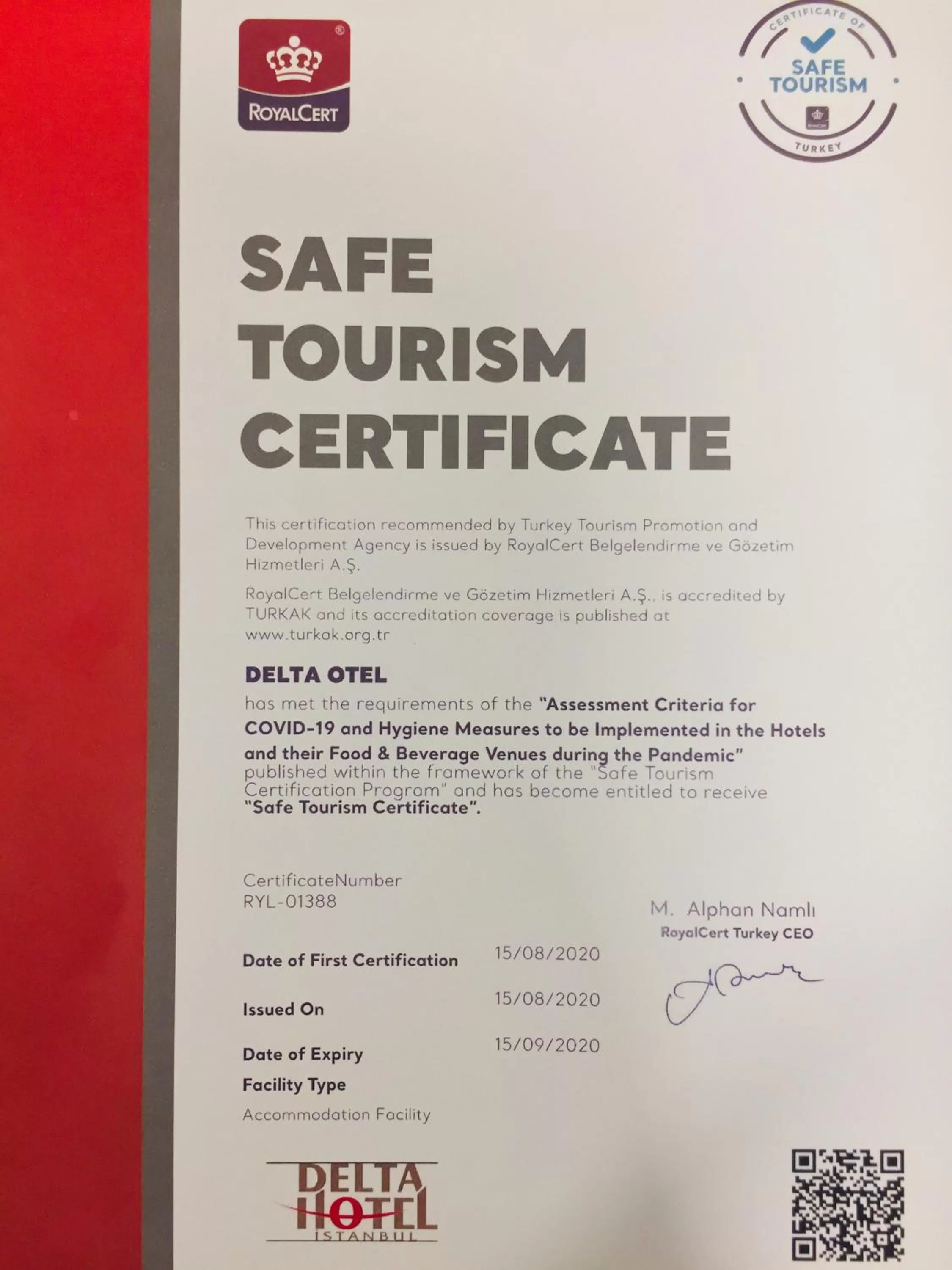 Property building in Delta Hotel Istanbul & Old City