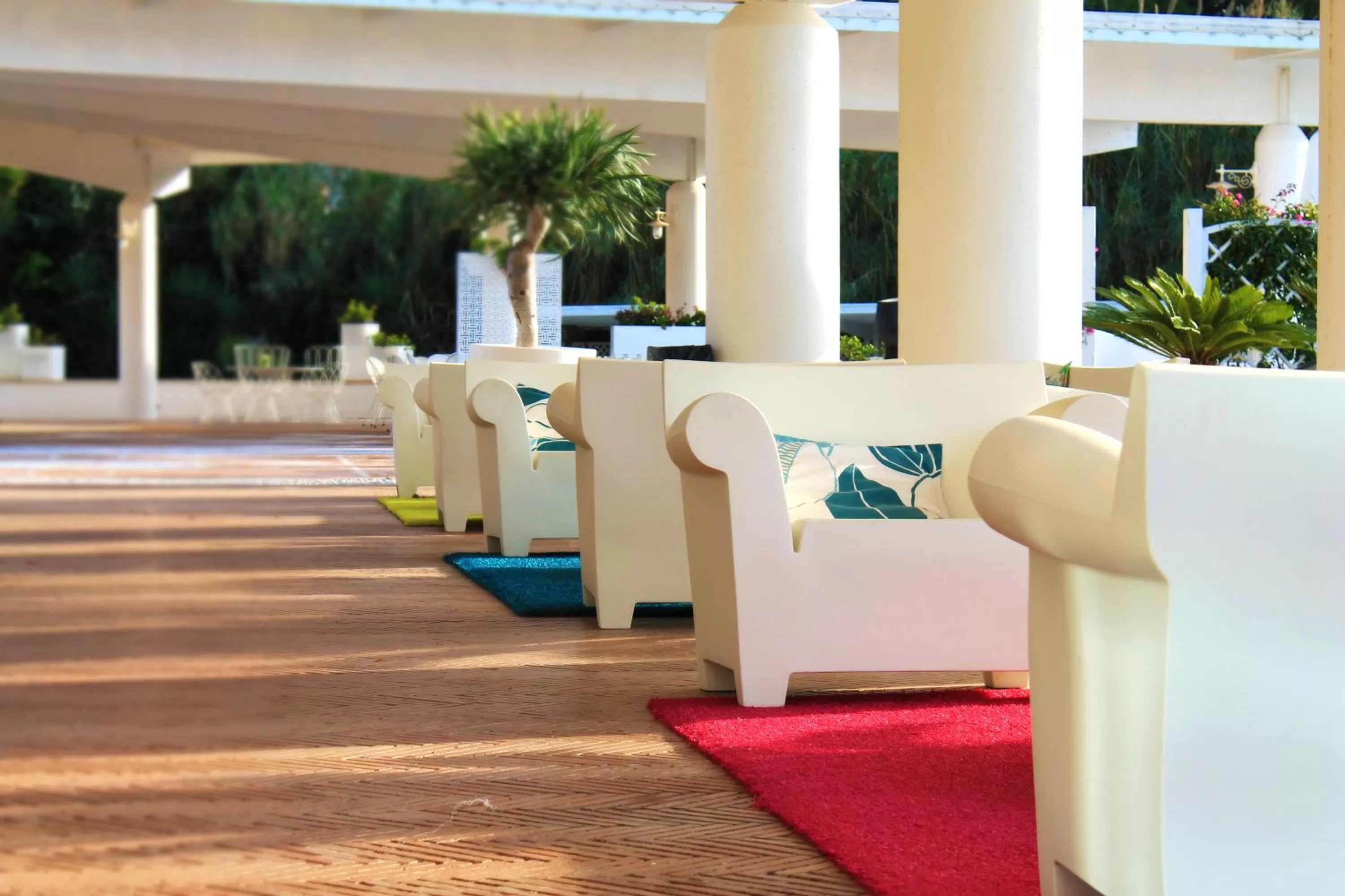 Patio in Mec Paestum Hotel