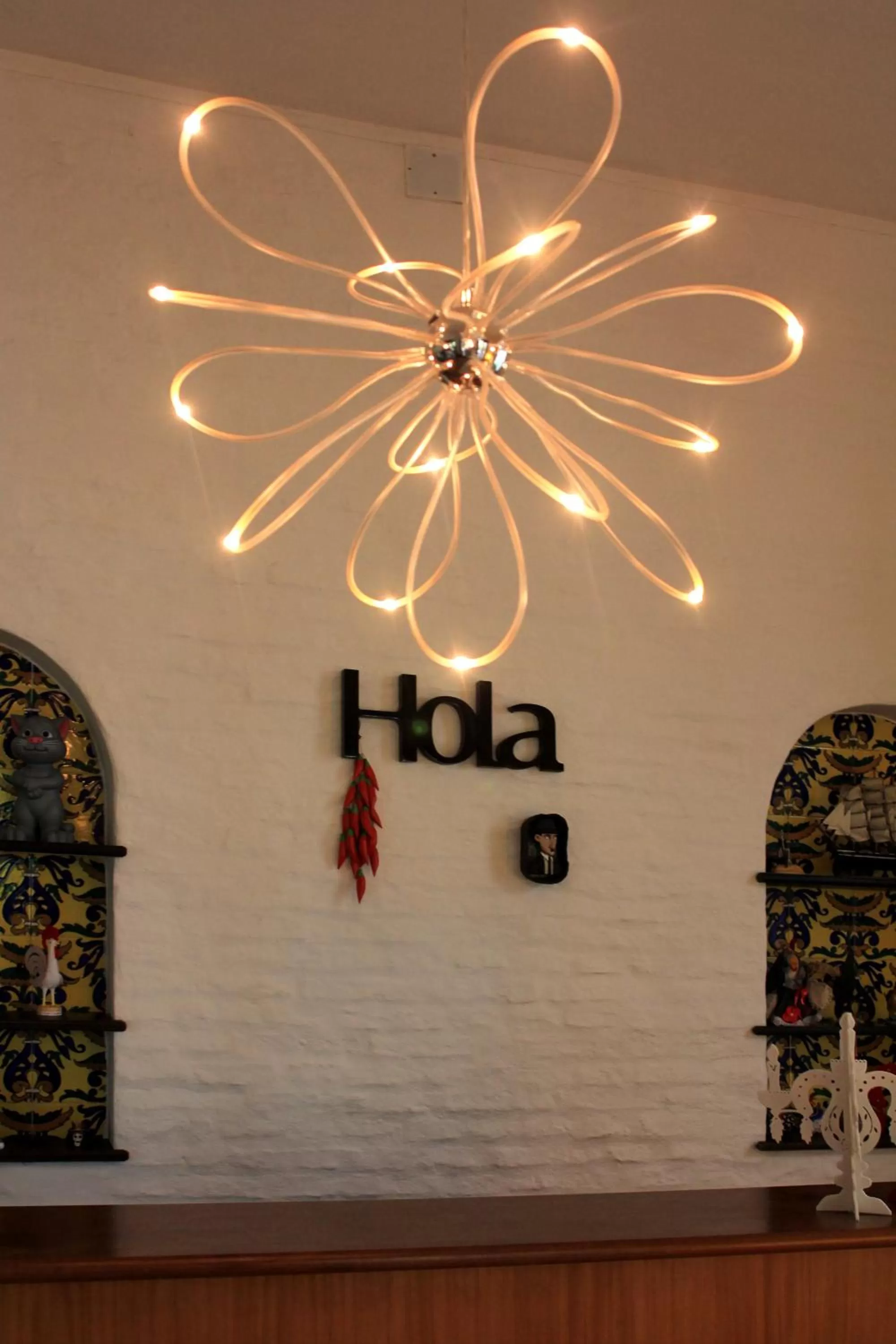 Lobby or reception in Santoral Restaurante y Posada Pet Friendly