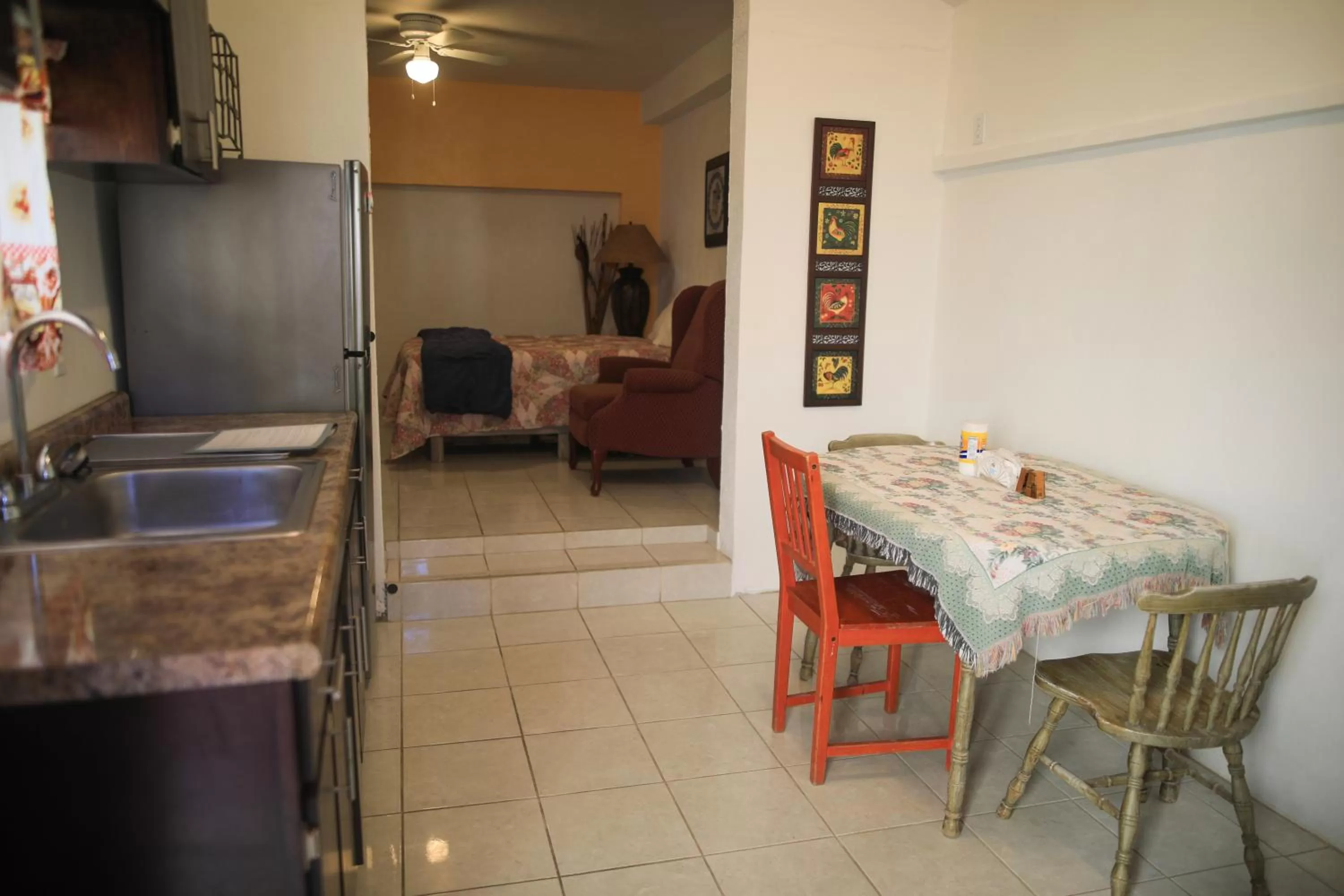 Kitchen or kitchenette in Playa Hermosa Inn at the beach