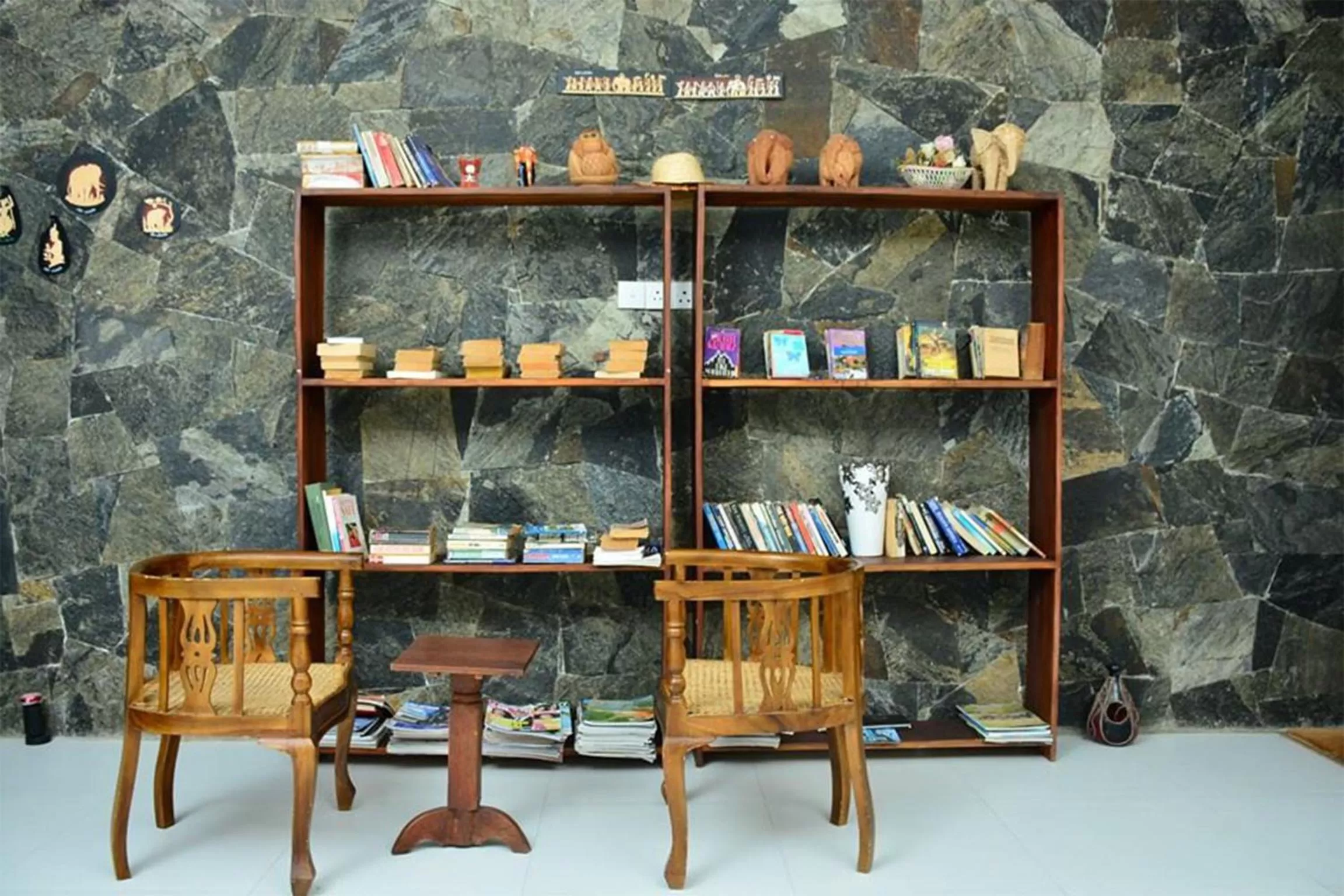 Library in Sky Lodge