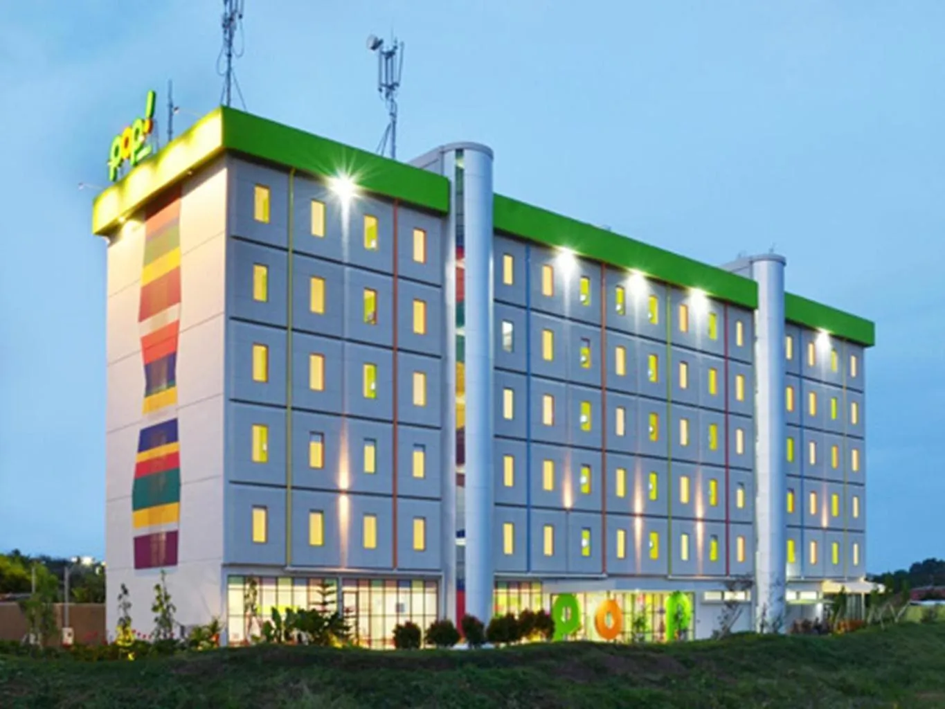 Property building in POP! Hotel Airport Jakarta