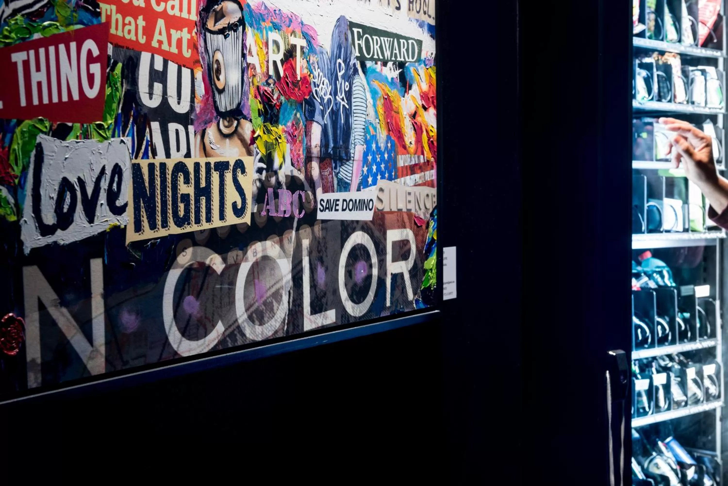 Decorative detail in NYX Tel Aviv