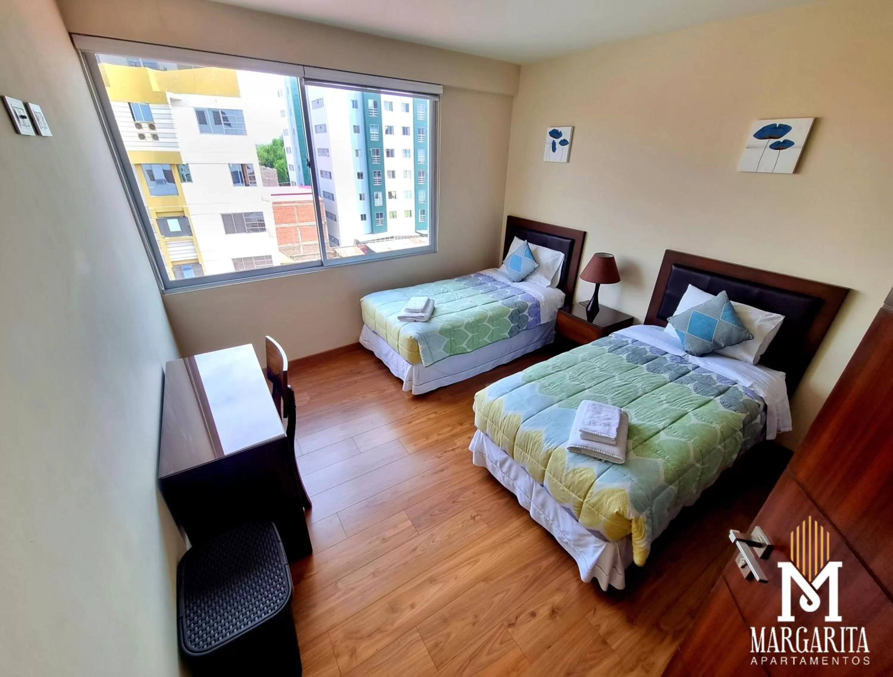 Bed in Margarita Apartamentos